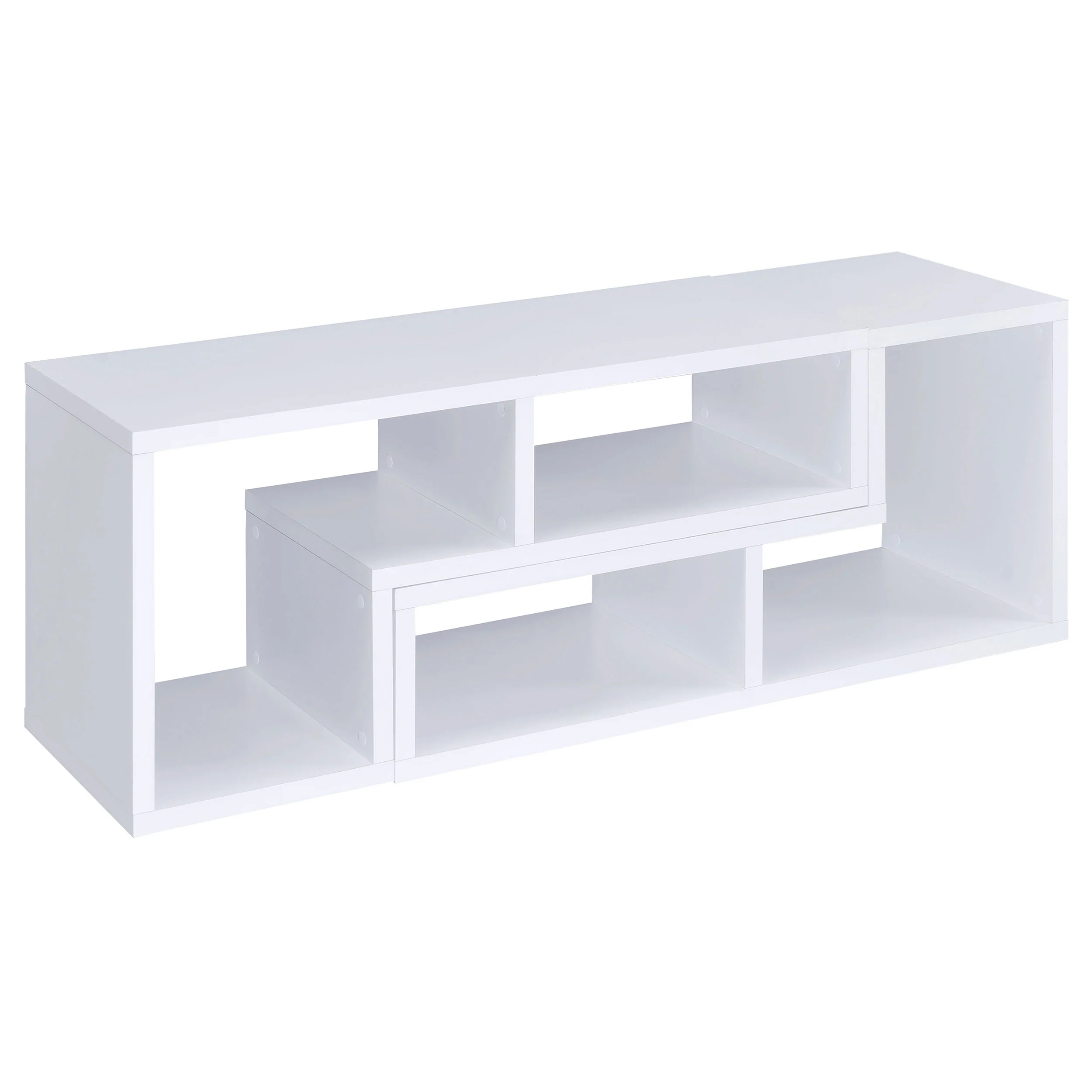 Velma White Multipurpose TV Stand and Bookshelf - Image 11
