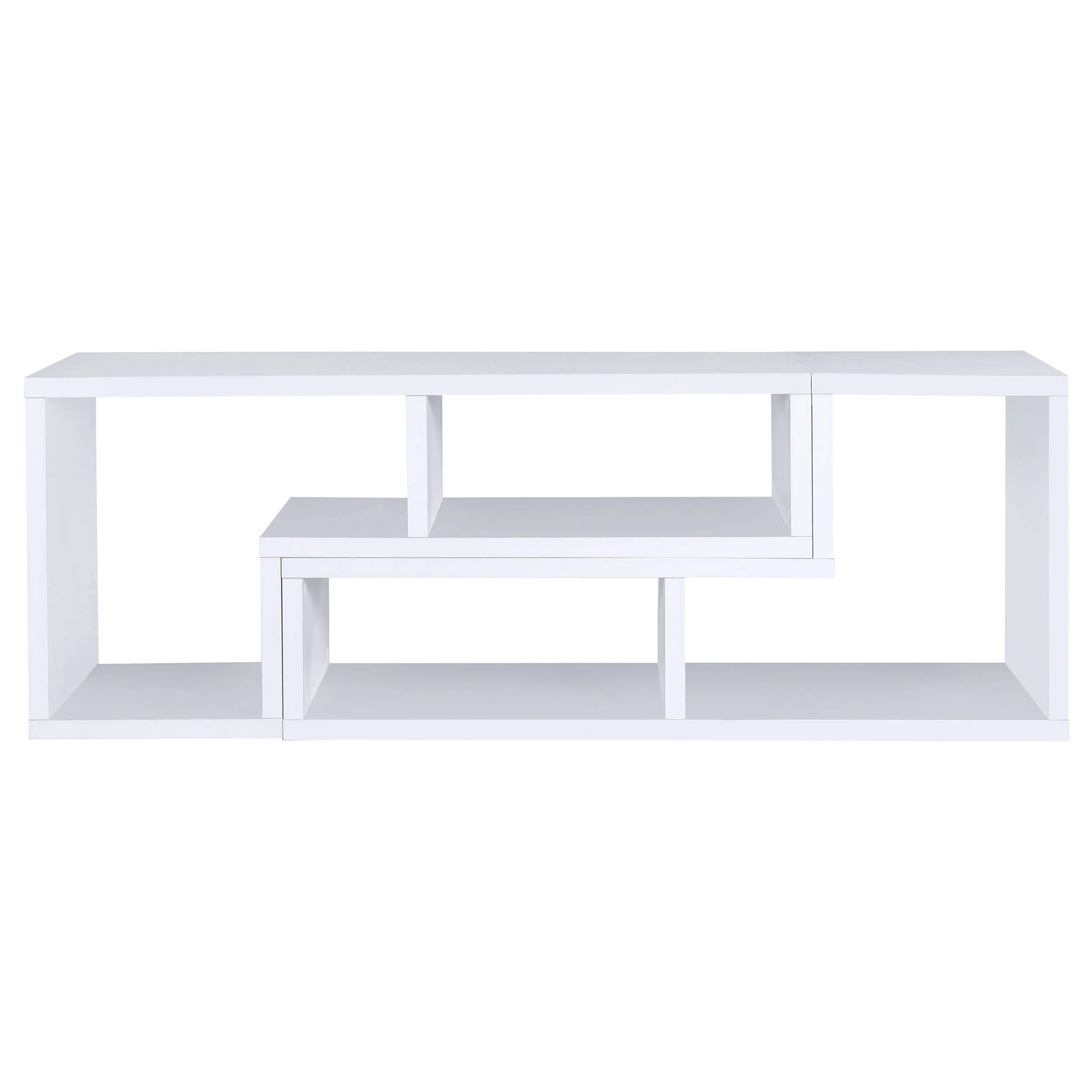 Velma White Multipurpose TV Stand and Bookshelf - Image 13