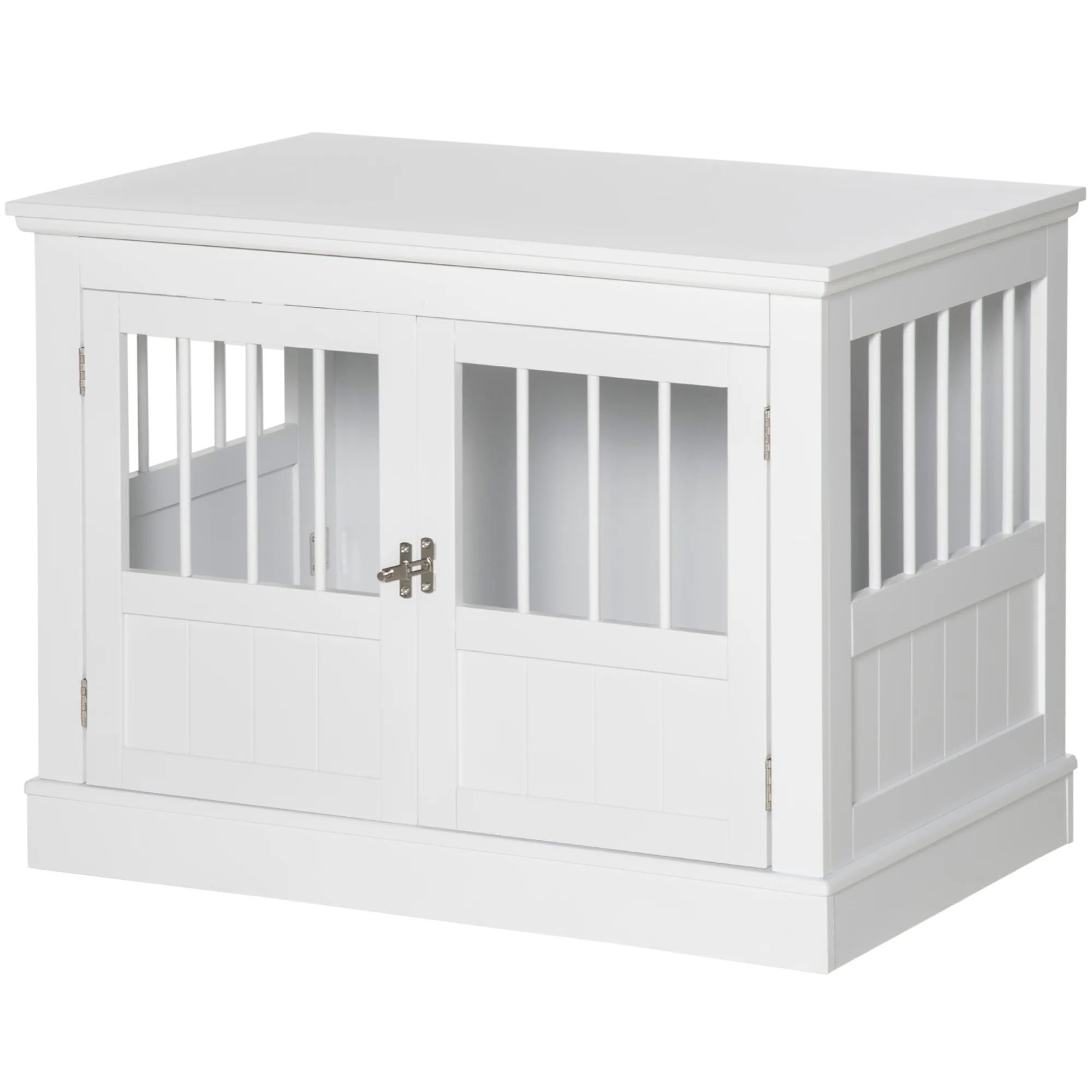Velo 31-Inch Dog Crate End Table with Triple Magnetic Doors - Image 13