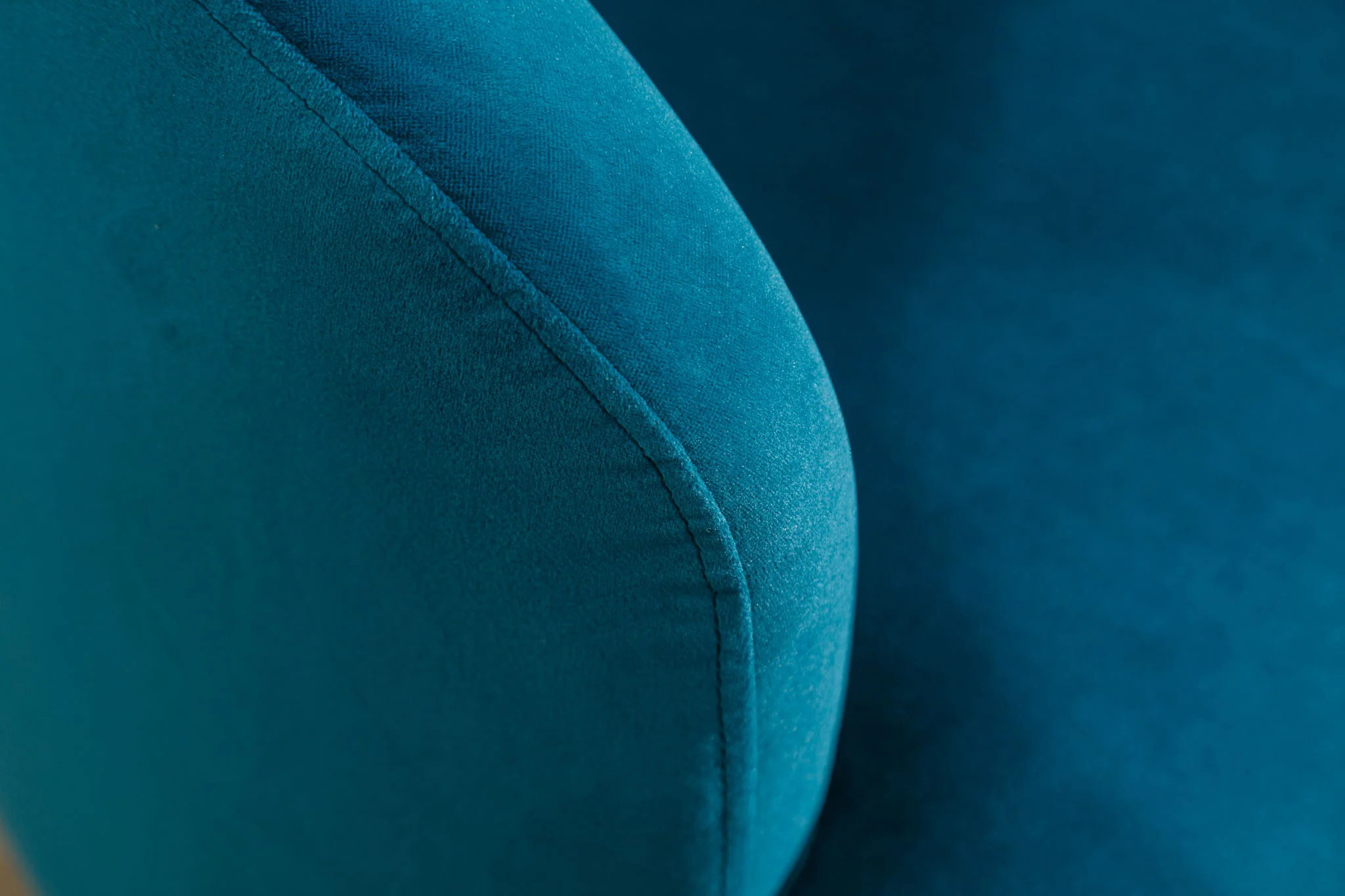Swivel Accent Armchair Barrel Chair With Powder Coating Metal Ring - Image 5