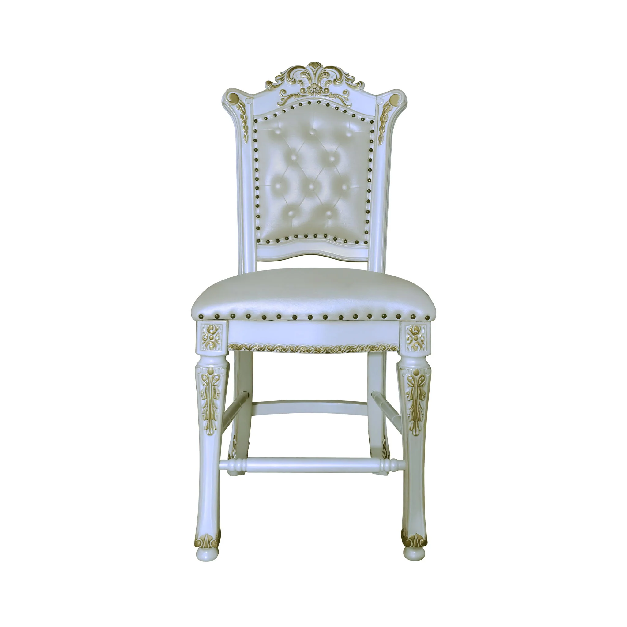 Vendome - Antique Counter Height Chair (Set of 2) - White - Image 6