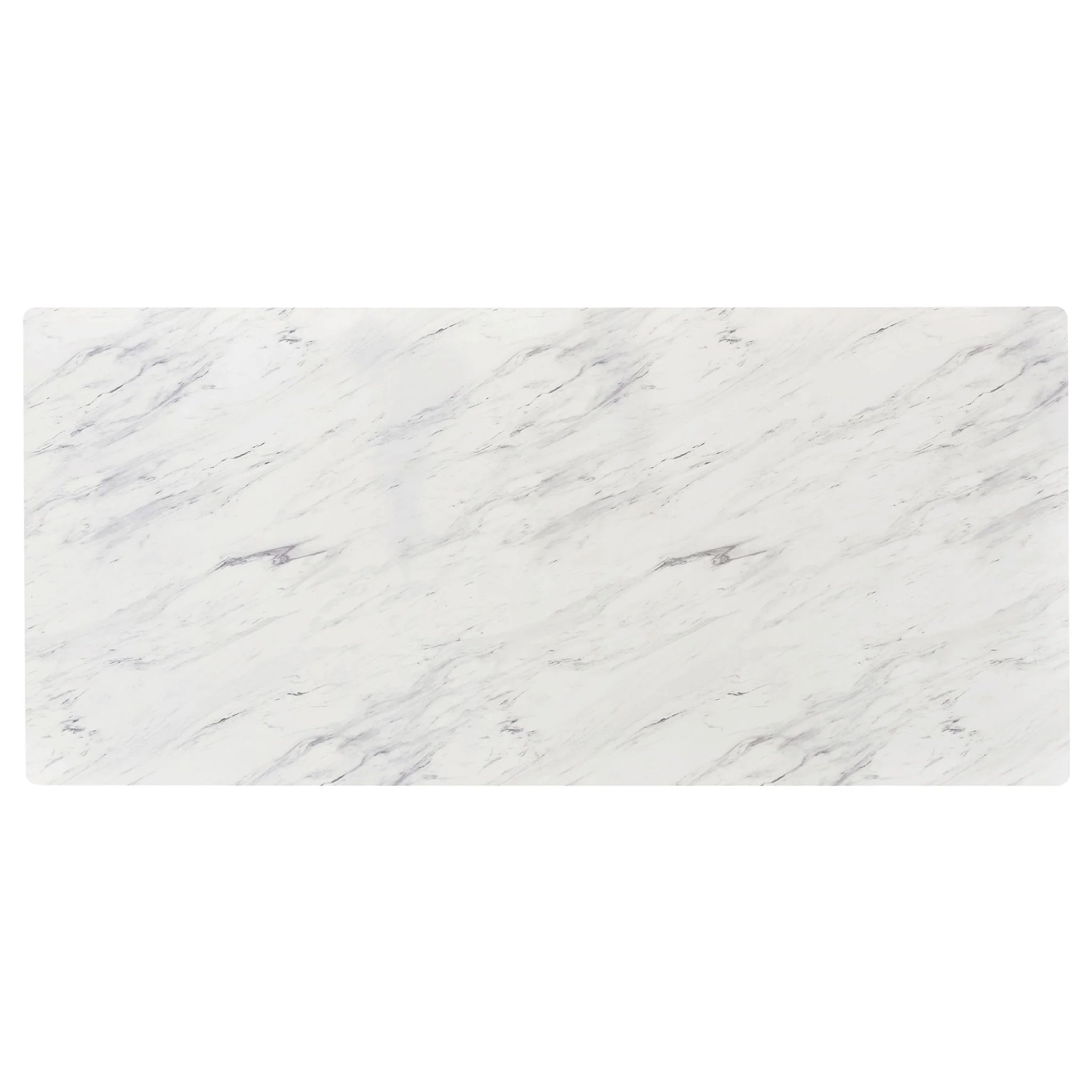 Vesper - Dining Rectangular Table - White Marble - Image 9