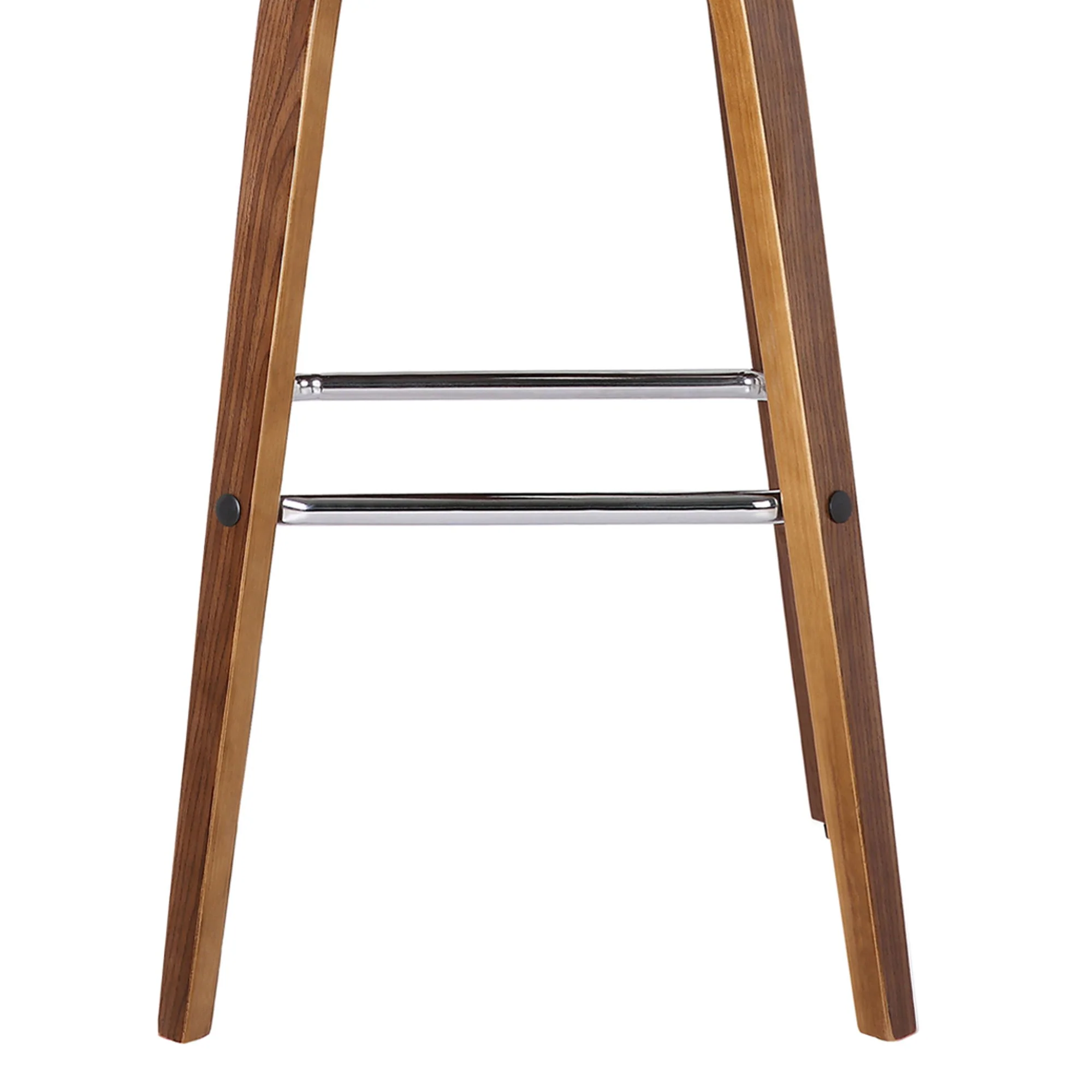 Vienna - 26" Swivel Counter Stool - Walnut Wood - Image 18