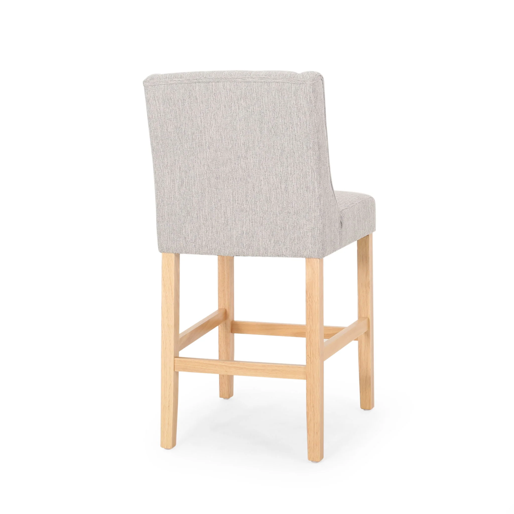 Vienna - Contemporary Fabric Tufted & Wingback Counter Stools (Set of 2) - Image 22