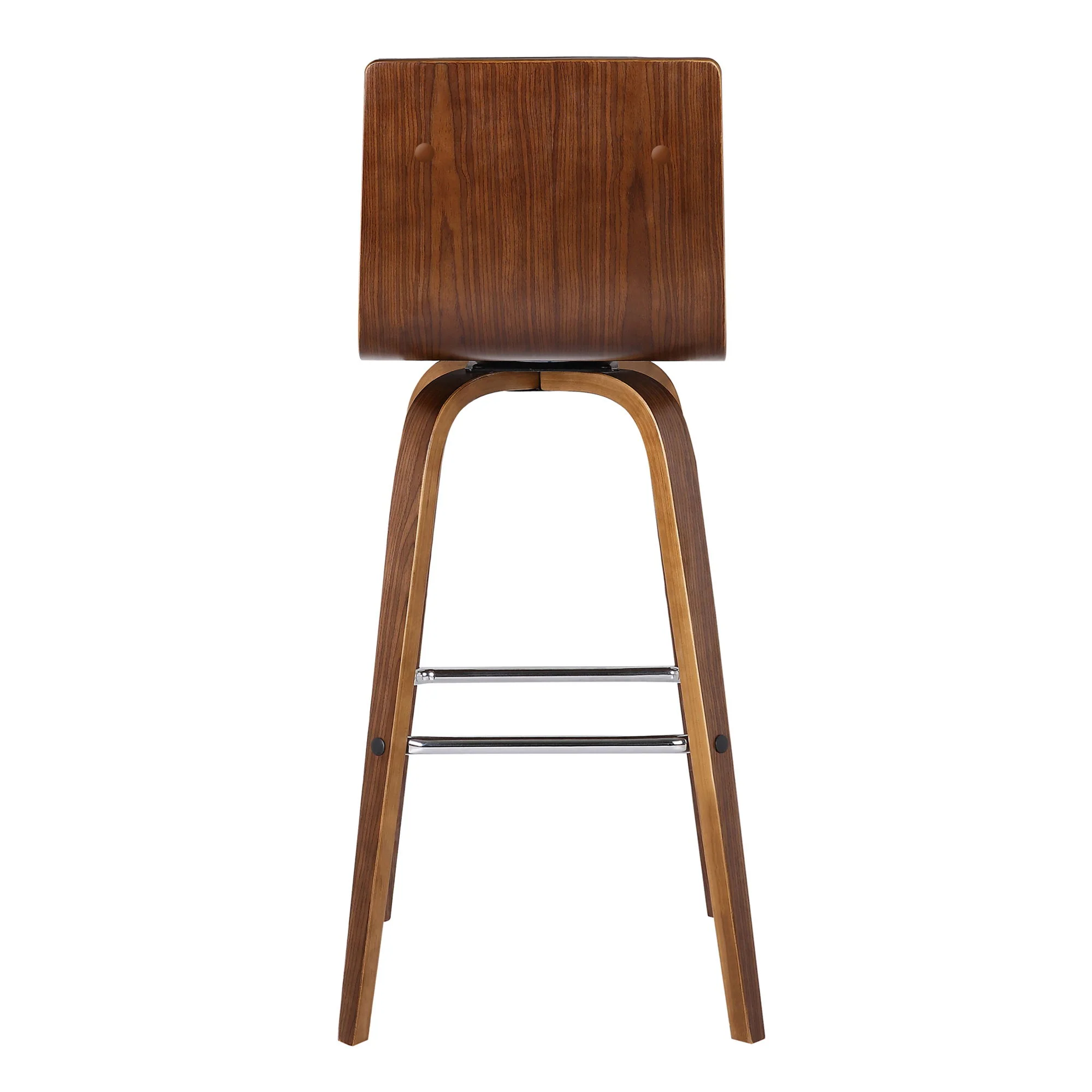 Vienna - 30" Swivel Bar Stool - Walnut Wood - Image 36