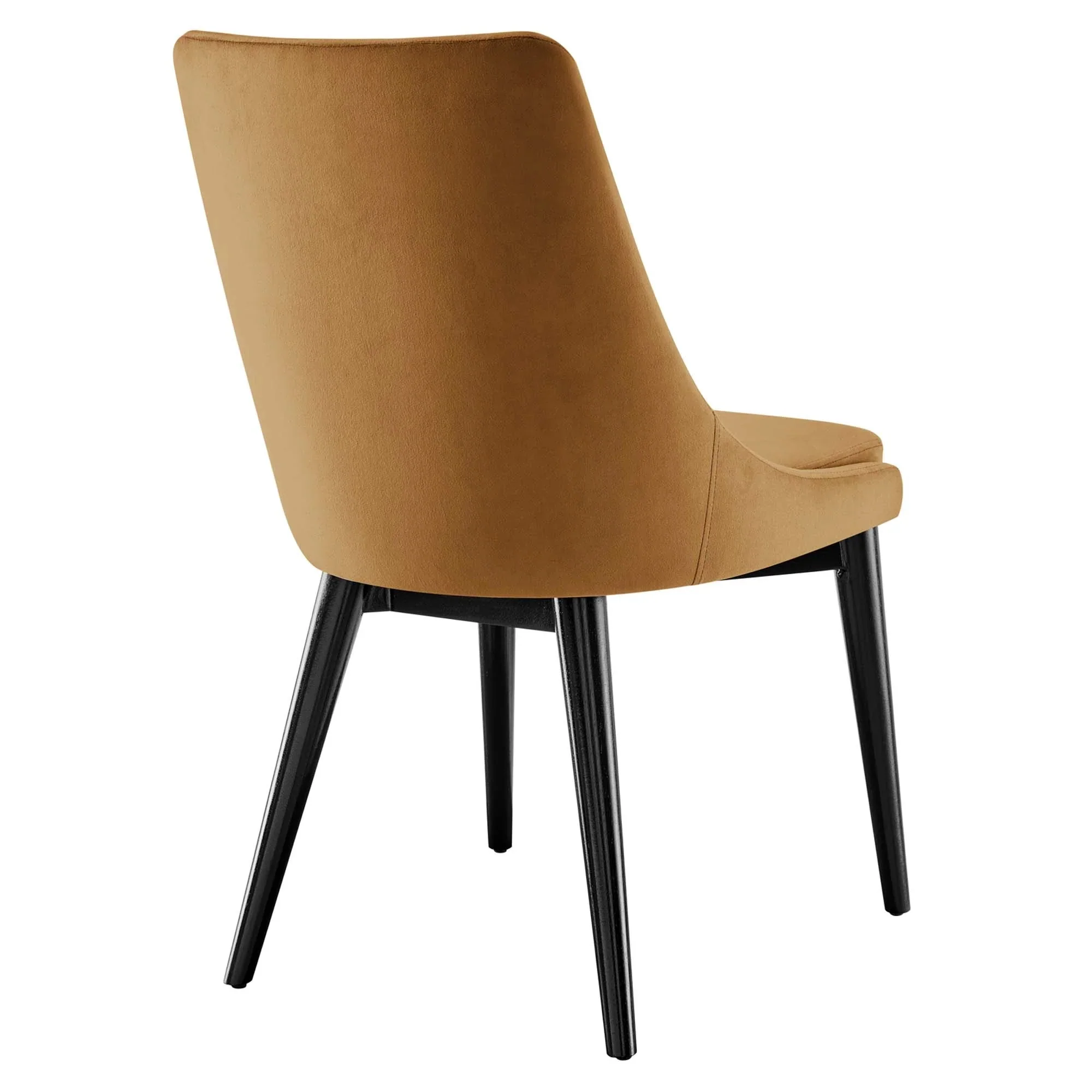 Vintage Modern Performance Velvet Dining Chair - Image 3