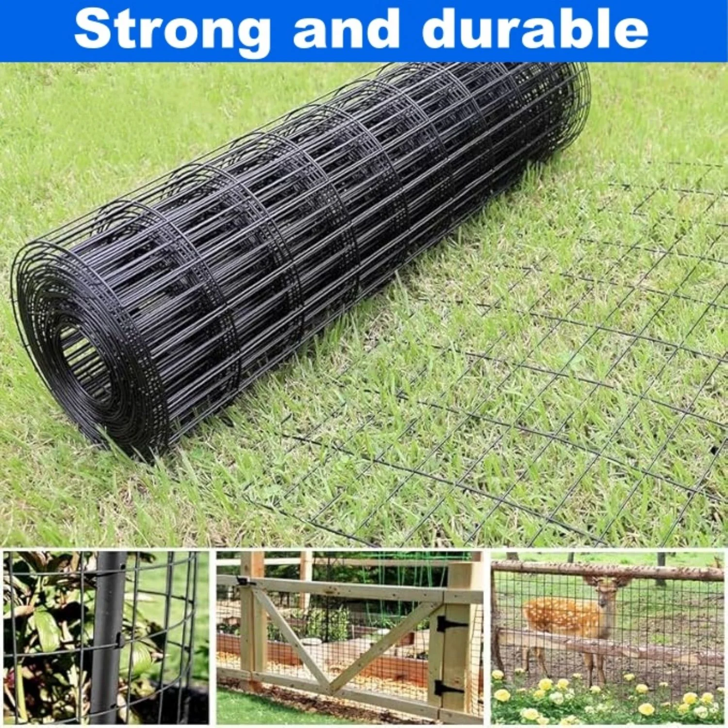 Vinyl-Coated Metal Welded Wire Fence For Poultry Cage Protection - Image 5