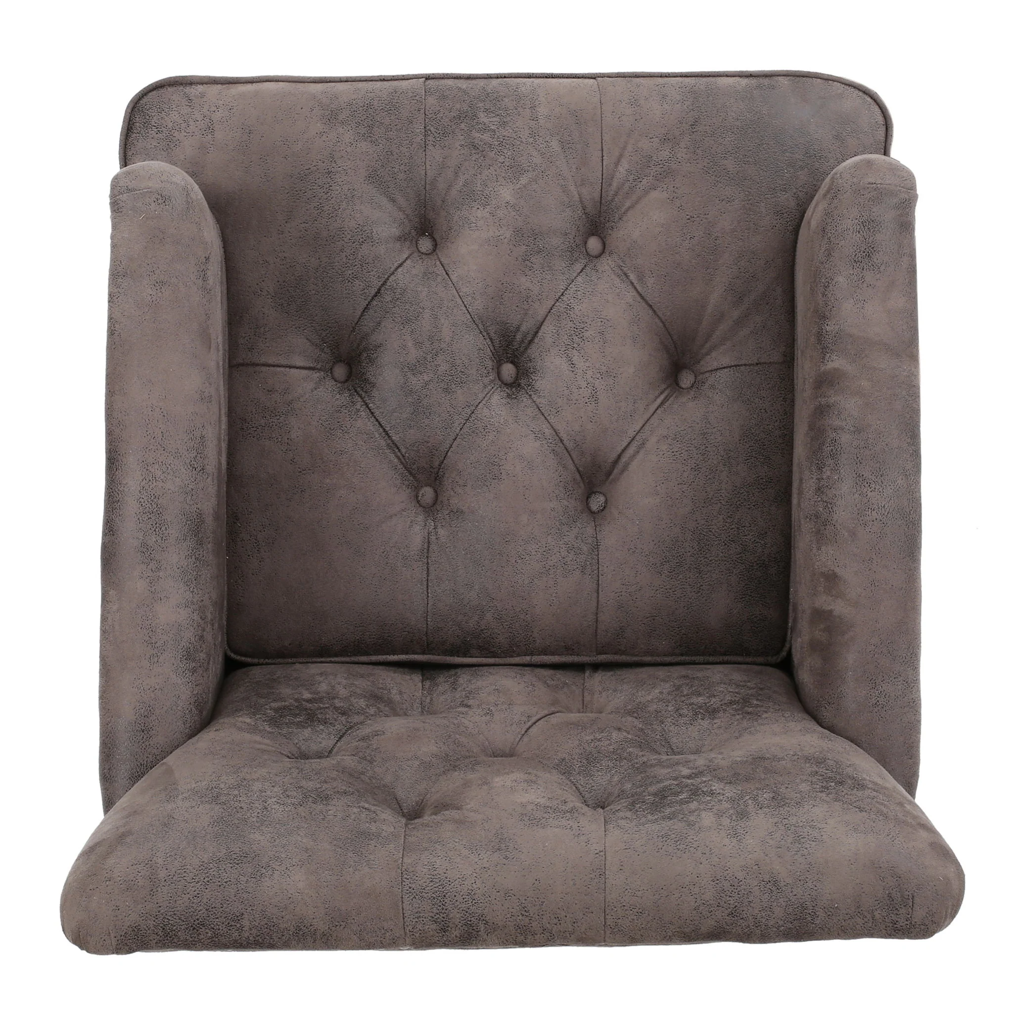 Vitality - Club Chair With Button Tufted Diamond Stitching And Turned Legs - Image 7