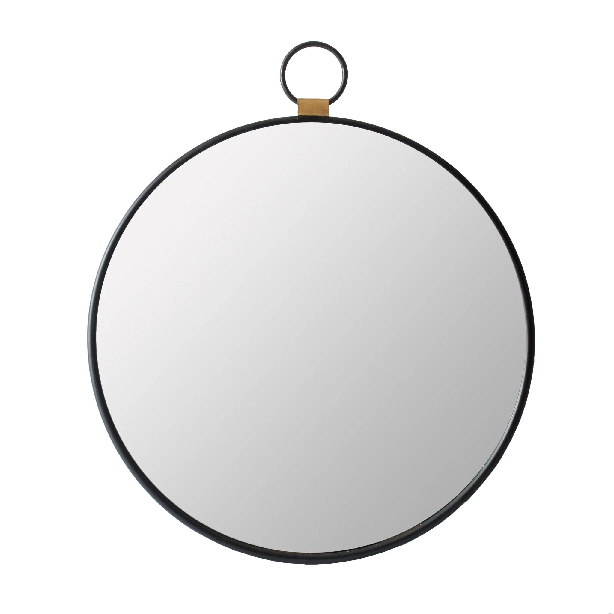 Wall Mirror With Frame, Contemporary Minimalist Accent Mirror For Living Room, Foyer, Entryway, Bedroom - Black - Image 3