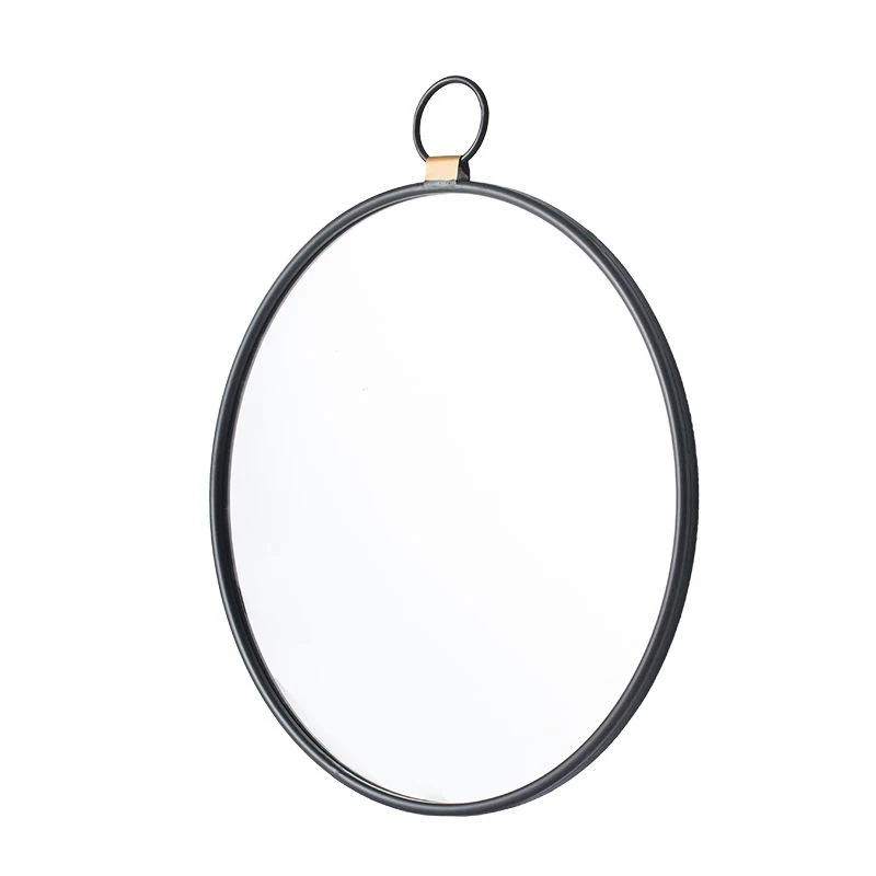 Wall Mirror With Frame, Contemporary Minimalist Accent Mirror For Living Room, Foyer, Entryway, Bedroom - Black - Image 6
