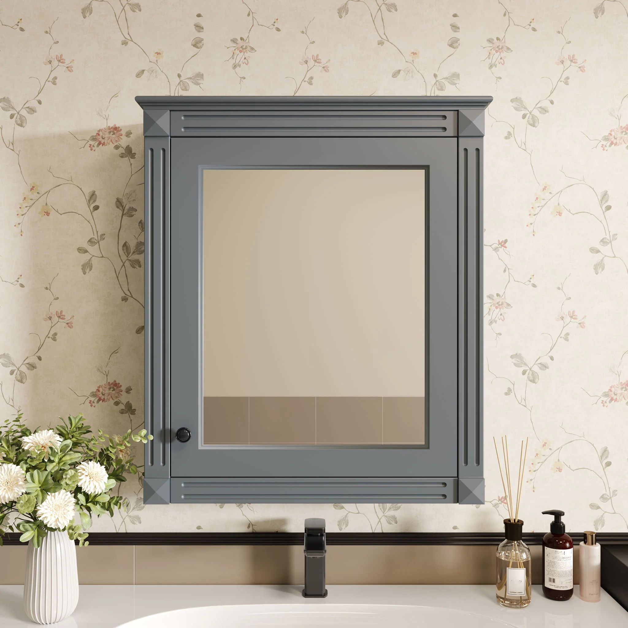 Wall Mounted Bathroom Storage Cabinet With Mirror, Medicine Cabinet With Height Adjustable Shelf - Image 27