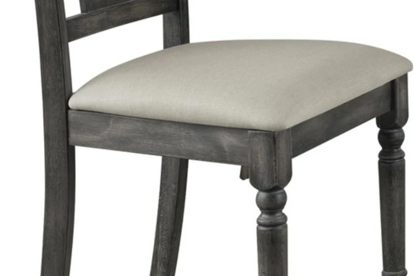 Wallace - Side Chair (Set of 2) - Tan / Weathered Gray - Image 2