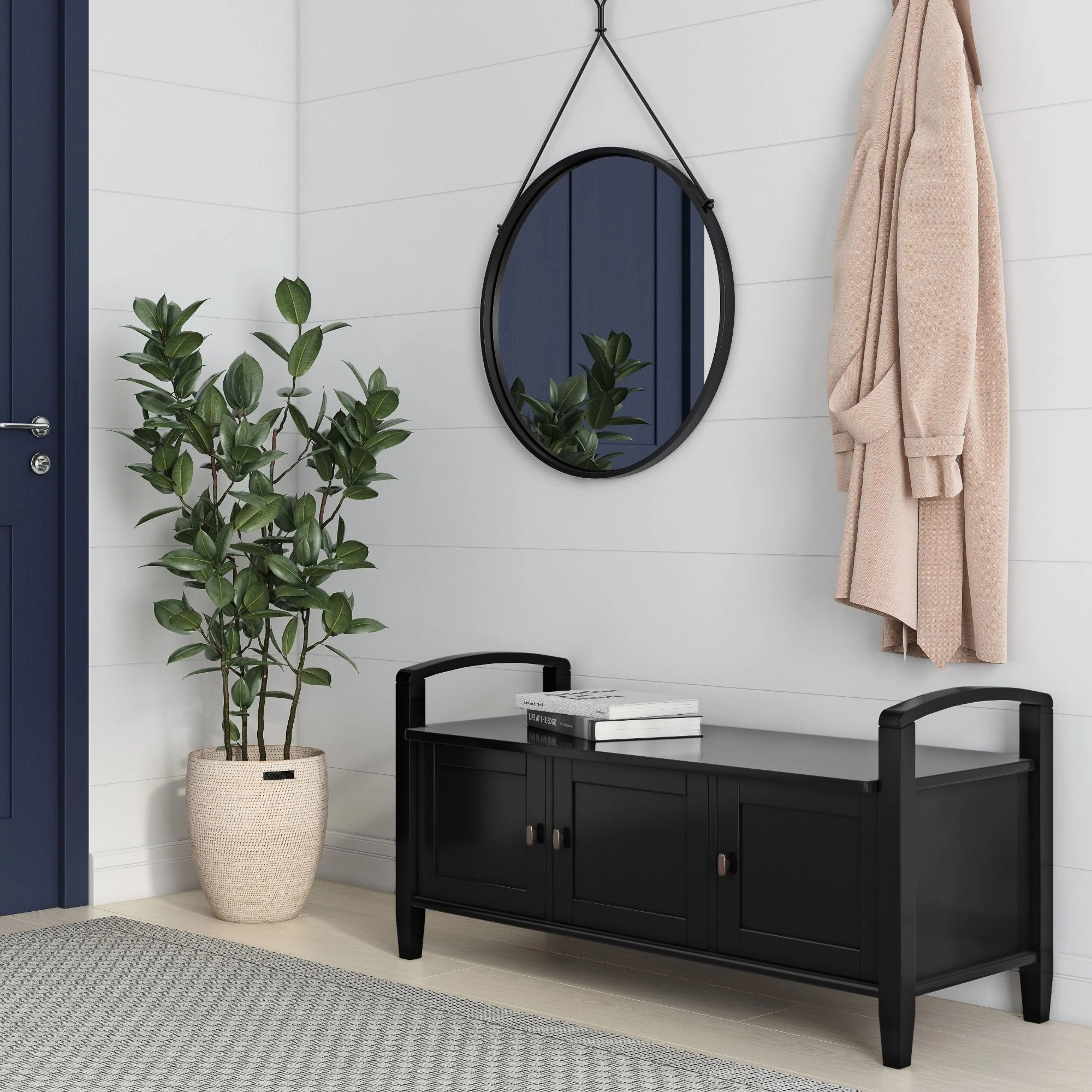 Warm Shaker - Handcrafted Entryway Storage Bench - Image 25