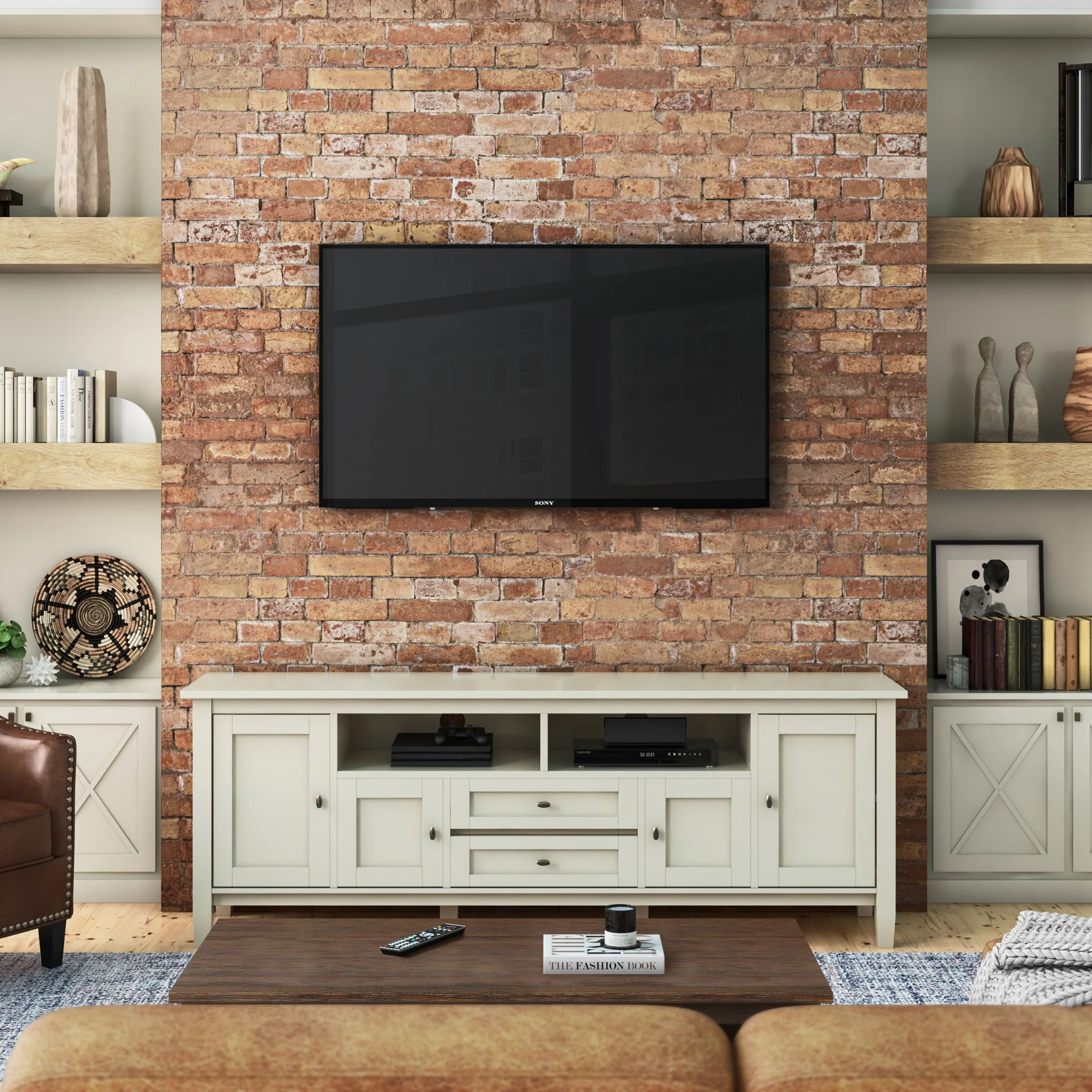 Warm Shaker - Handcrafted TV Media Stand - Image 18