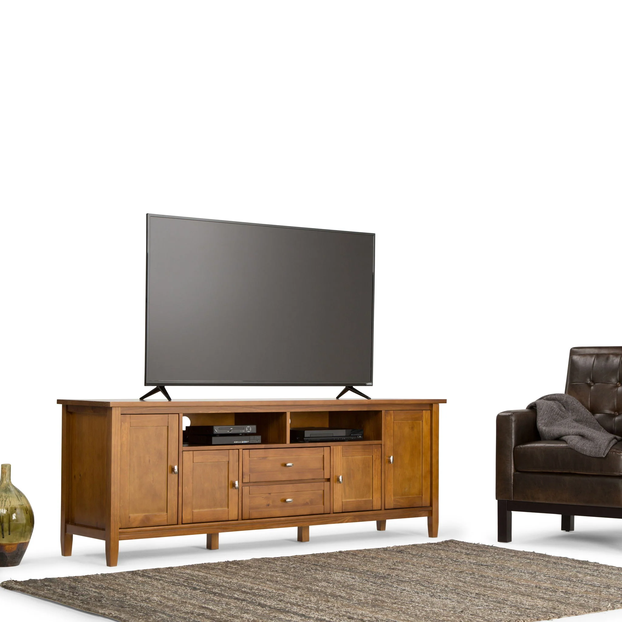 Warm Shaker - TV Media Stand, Handcrafted - Image 16