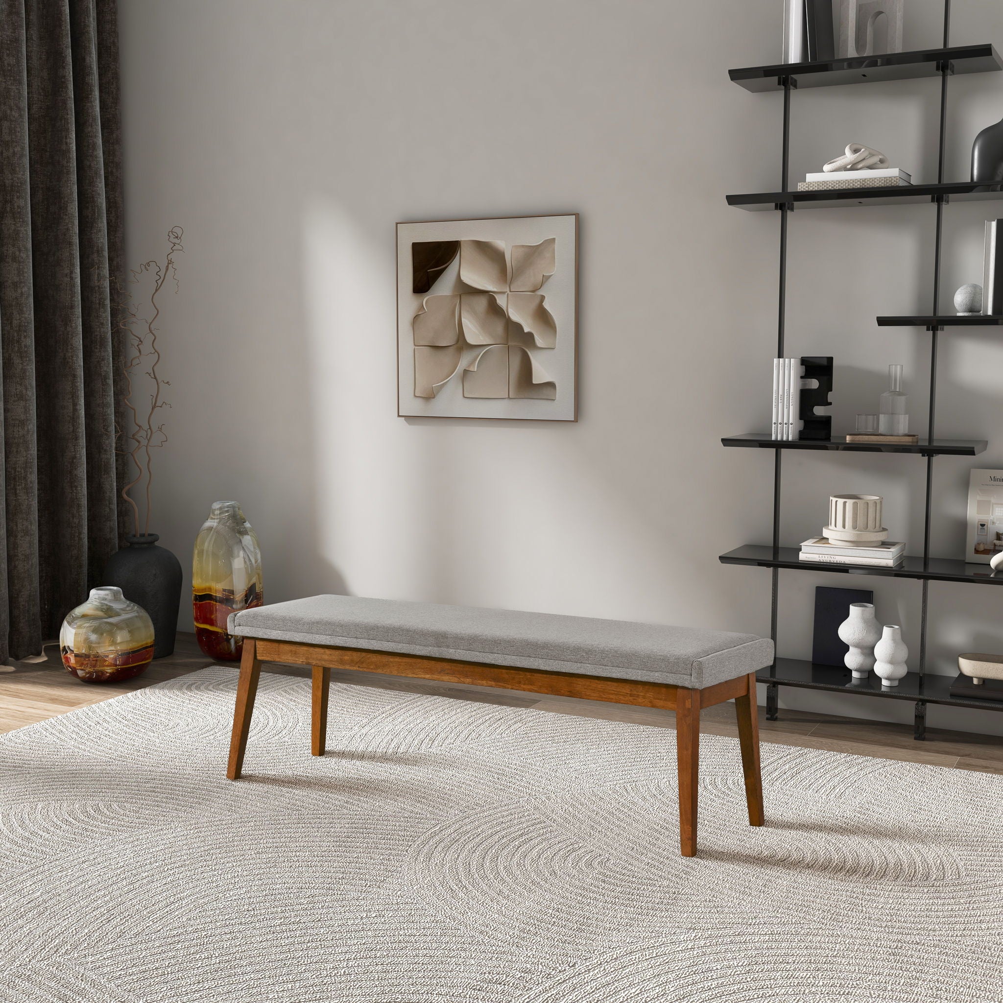 Warren - Bench - Ash Gray - Image 8