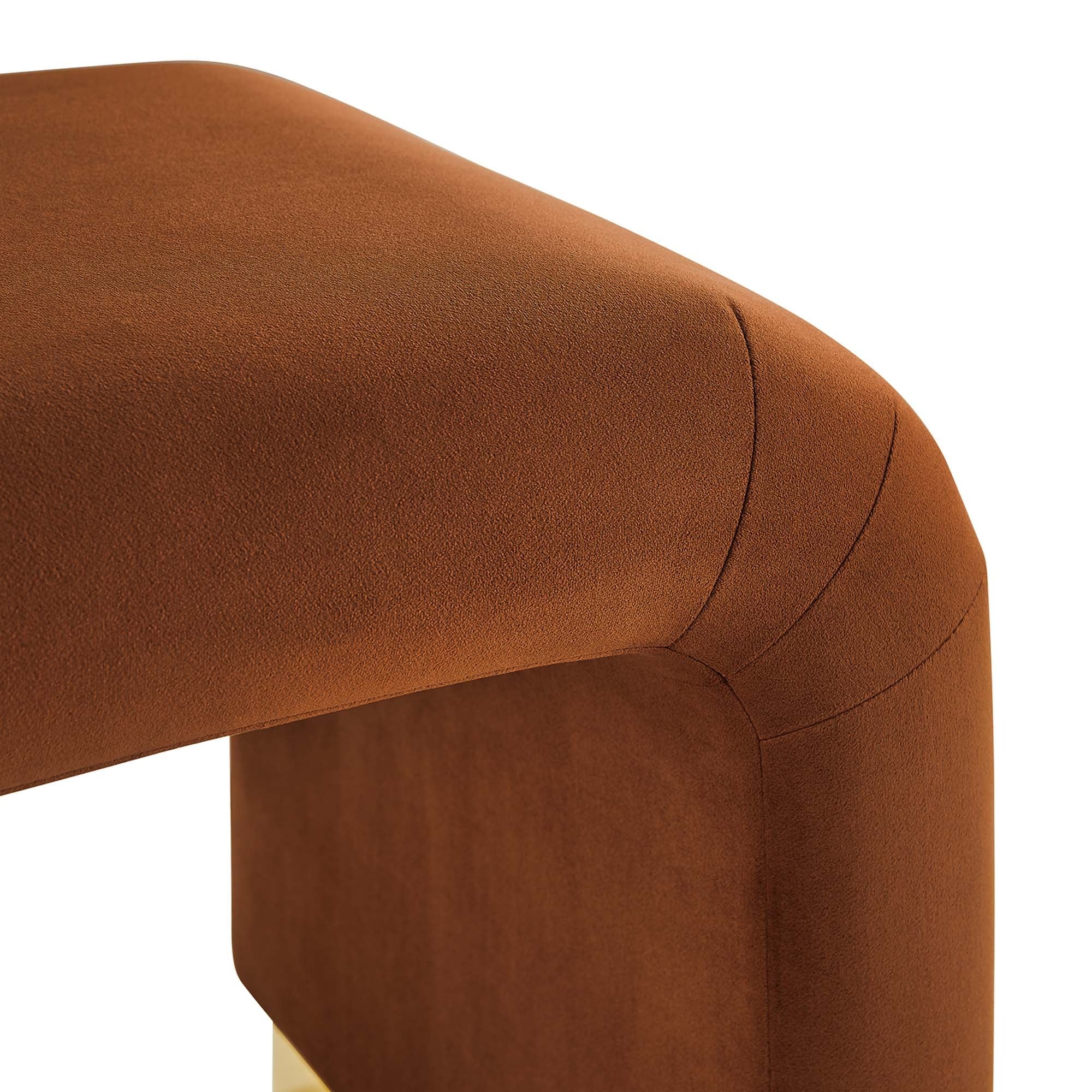 Waterfall Performance Velvet Stool – Velvet Upholstered 24 Inch - Image 55
