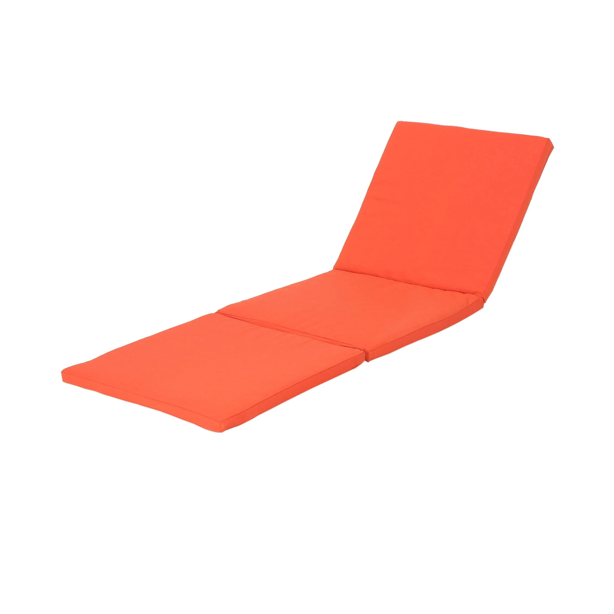 Waterproof Fabric Lounge Cushion With Rectangular Shape - Orange - Image 6