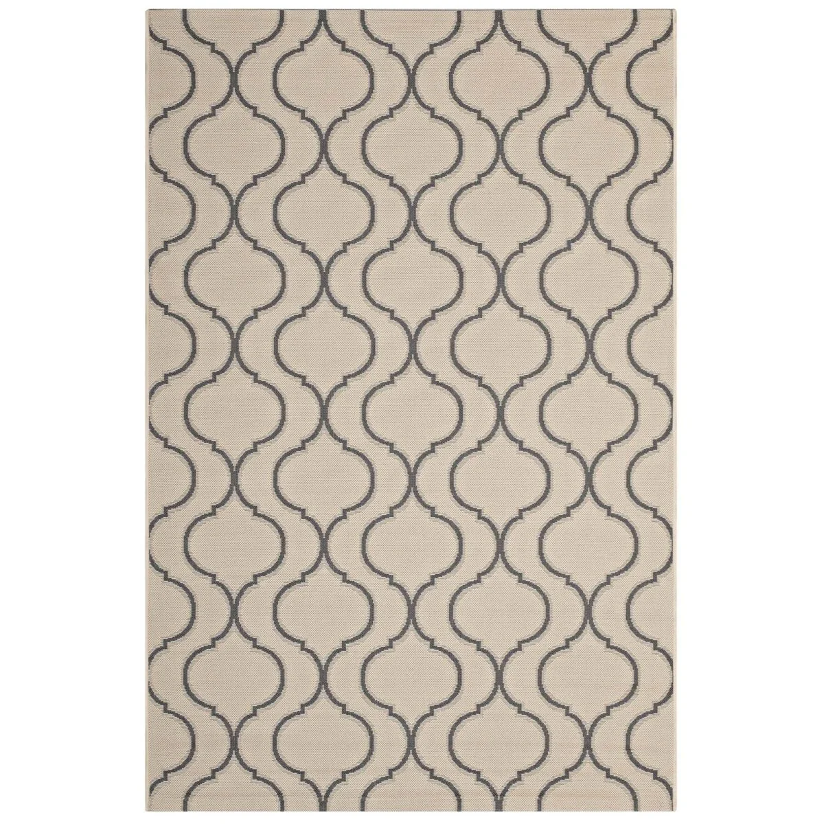 Wave Abstract Trellis Polypropylene Indoor Outdoor Area Rug Contemporary Geometric Design - Image 9