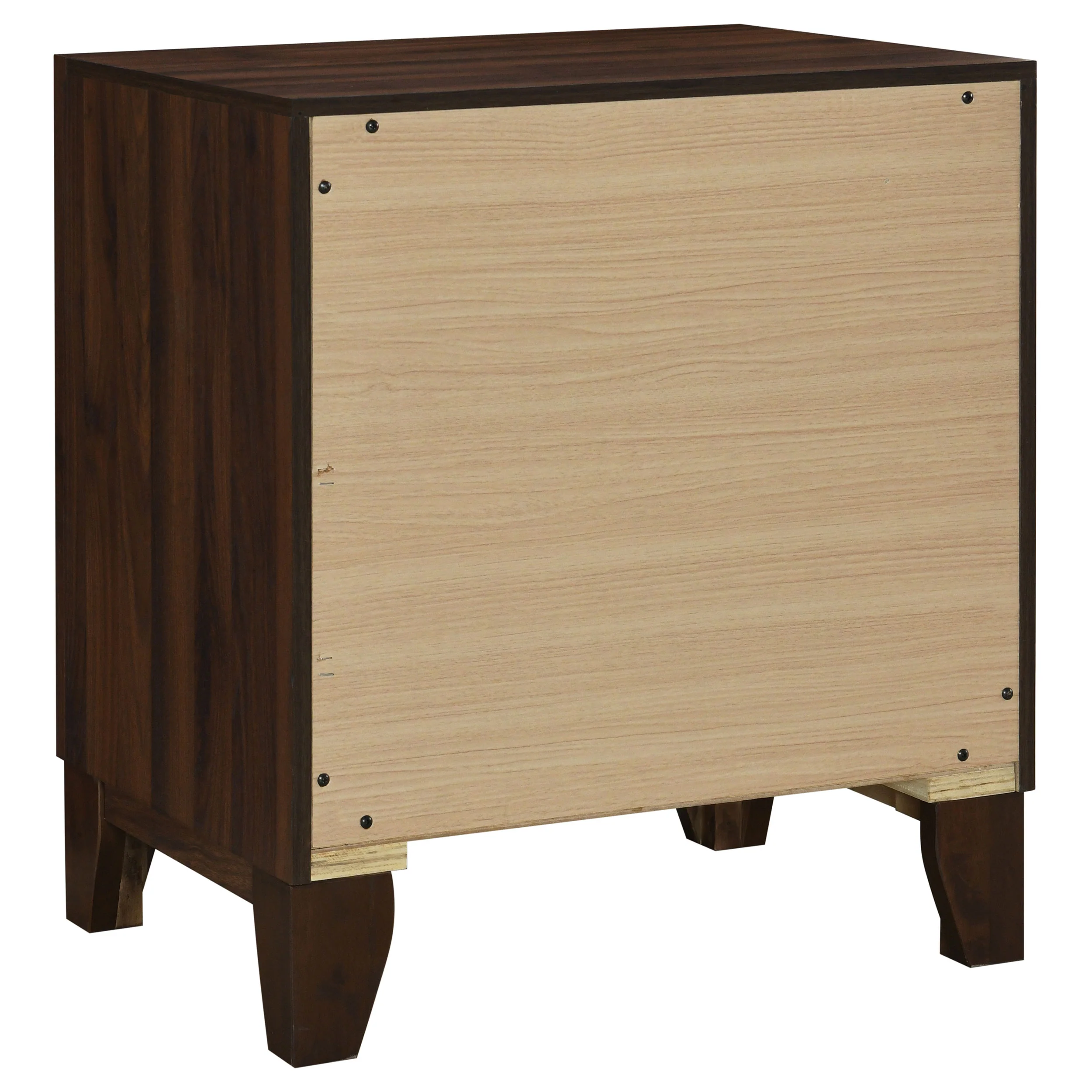 Welsley 2-Drawer Nightstand - Walnut Wood Finish - Image 8