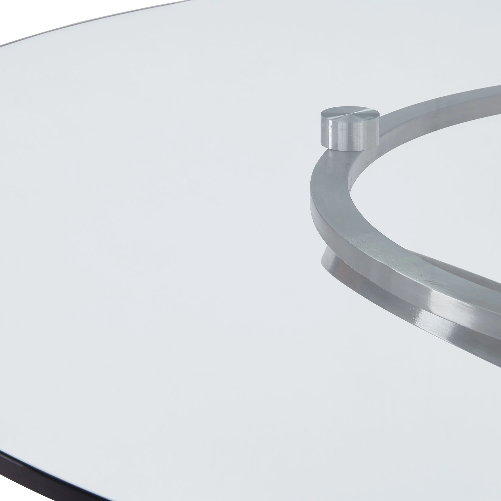 Wendy - Contemporary Dining Table Glass Top - Clear - Image 3