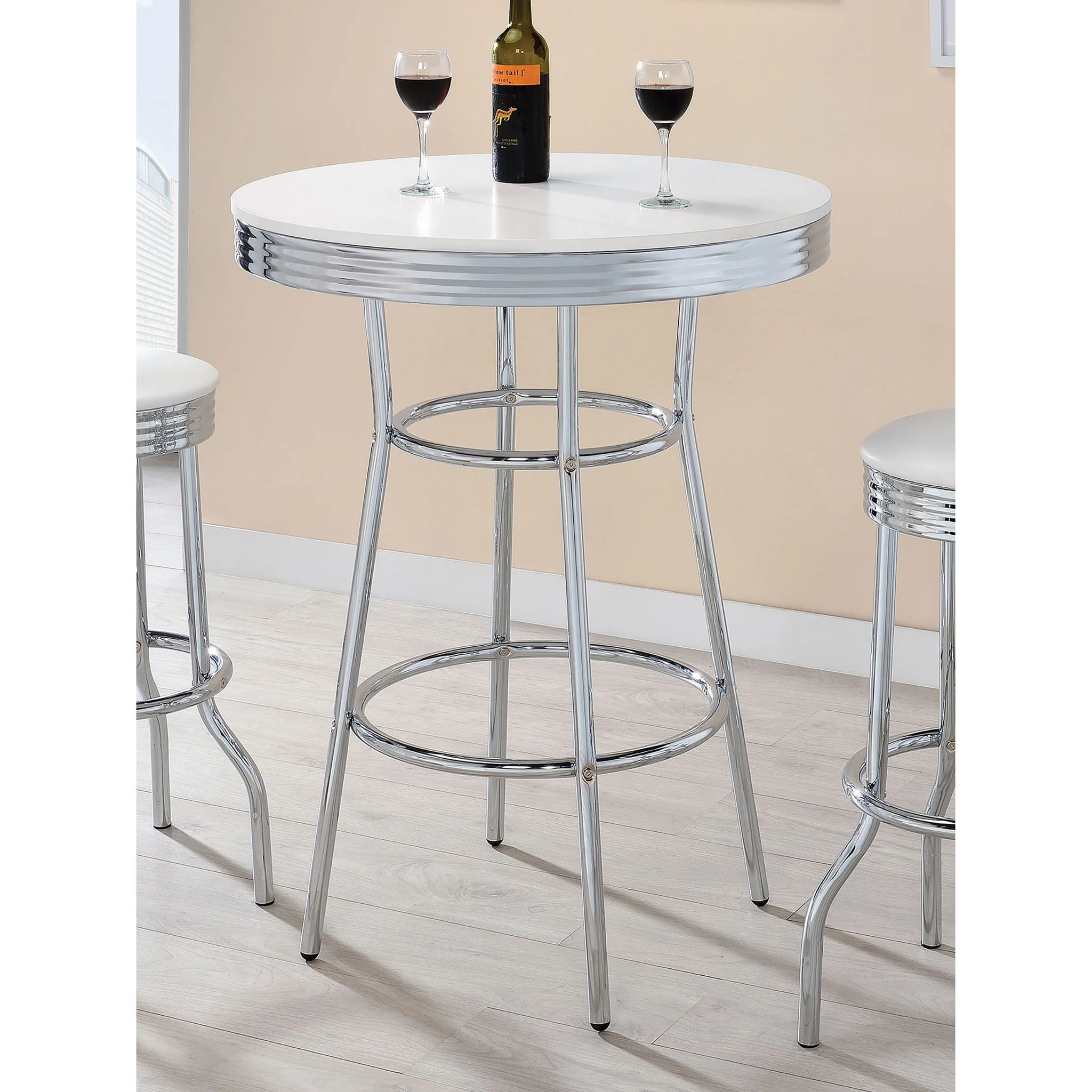 Werner - Round Bar Table - White - Image 4