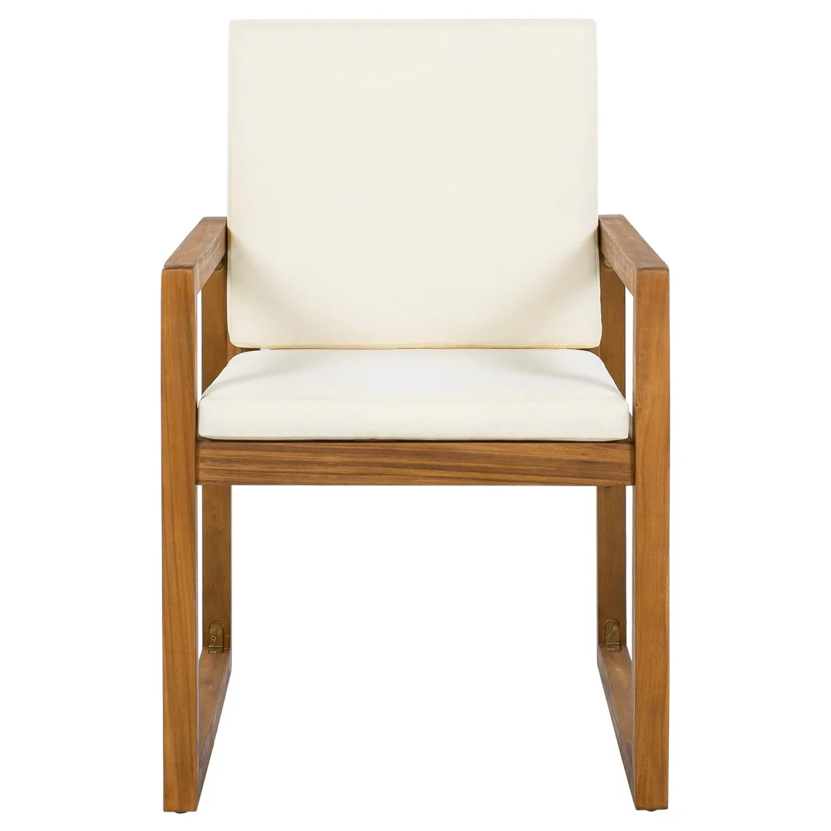 Wesgrove Acacia Wood Outdoor 5 Piece Dining Set with Cushioned Armchairs - Image 6
