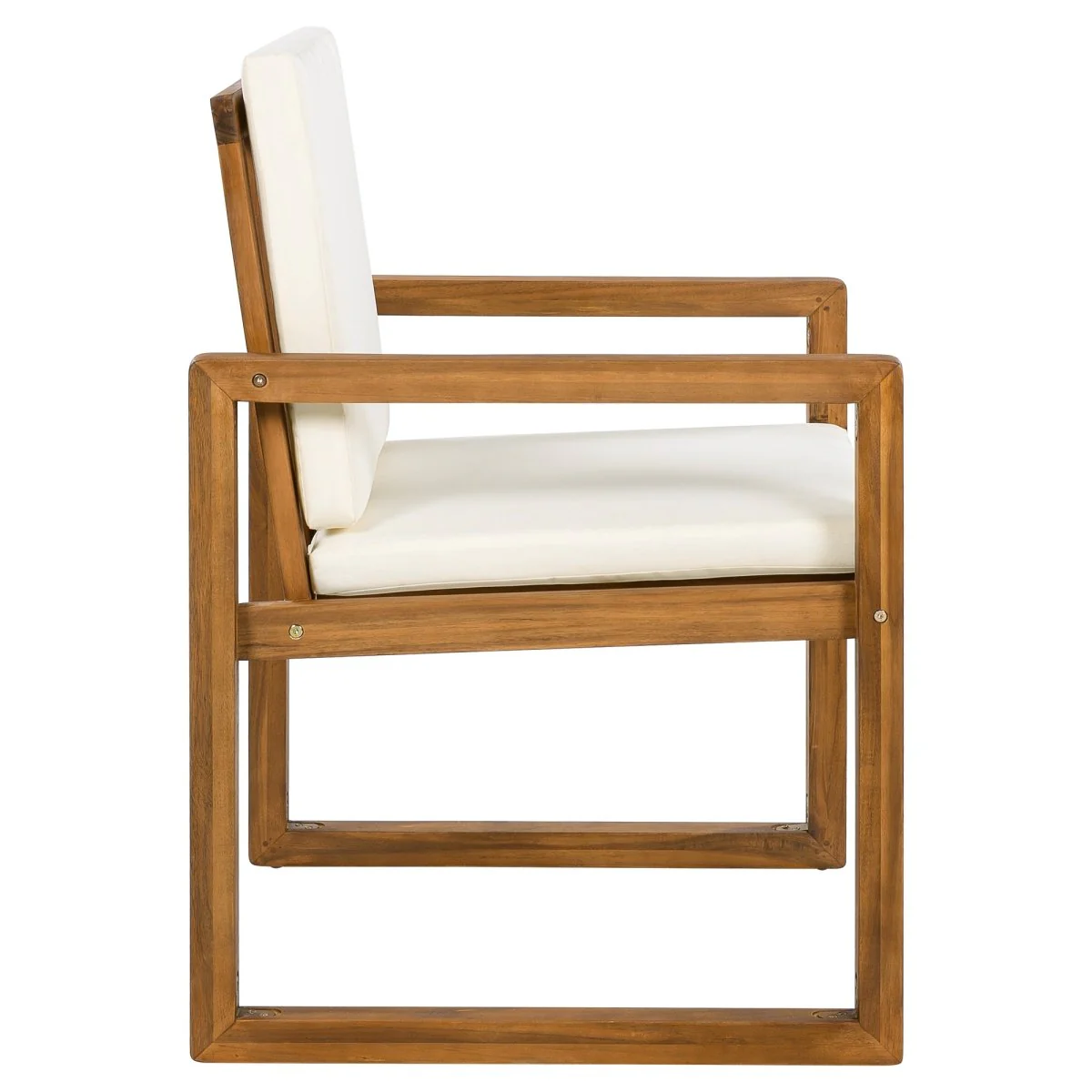 Wesgrove Acacia Wood Outdoor 5 Piece Dining Set with Cushioned Armchairs - Image 7