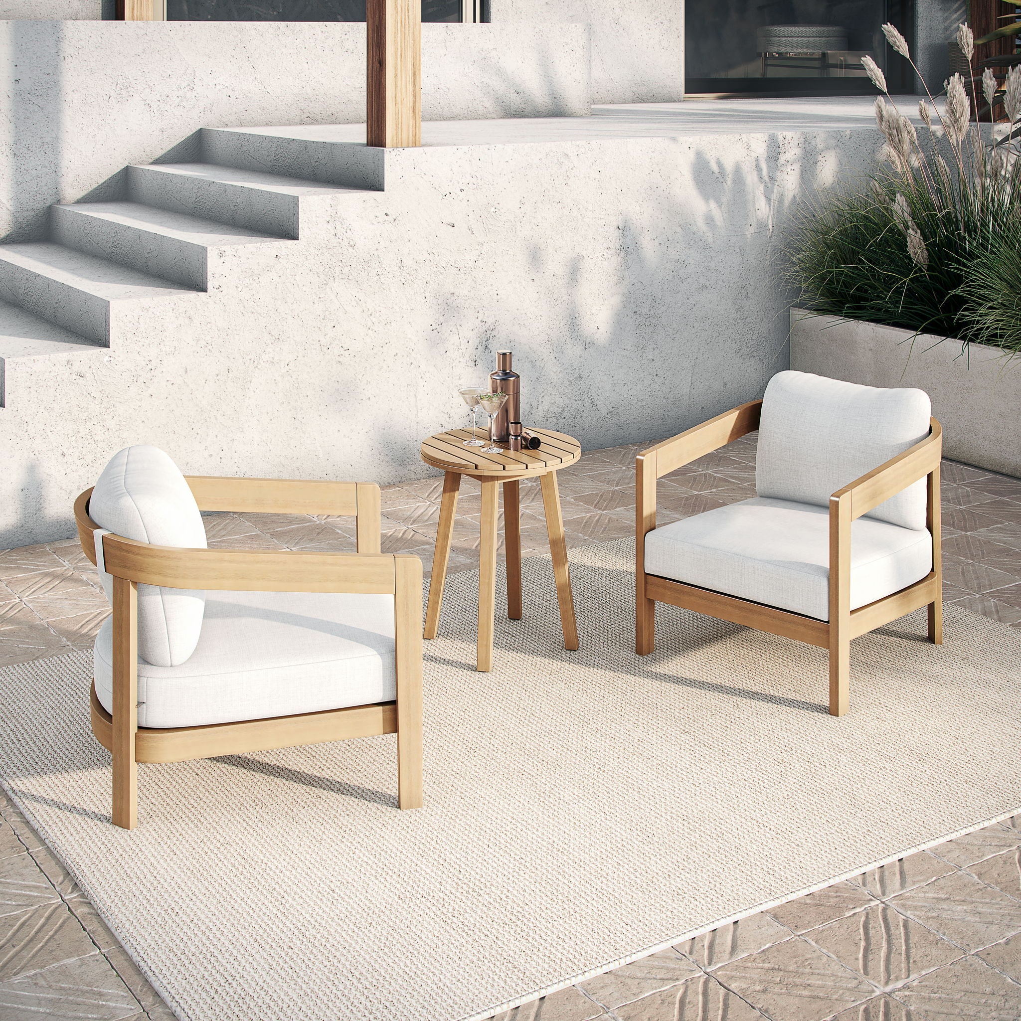 Wesley - Outdoor Patio Set - Image 12