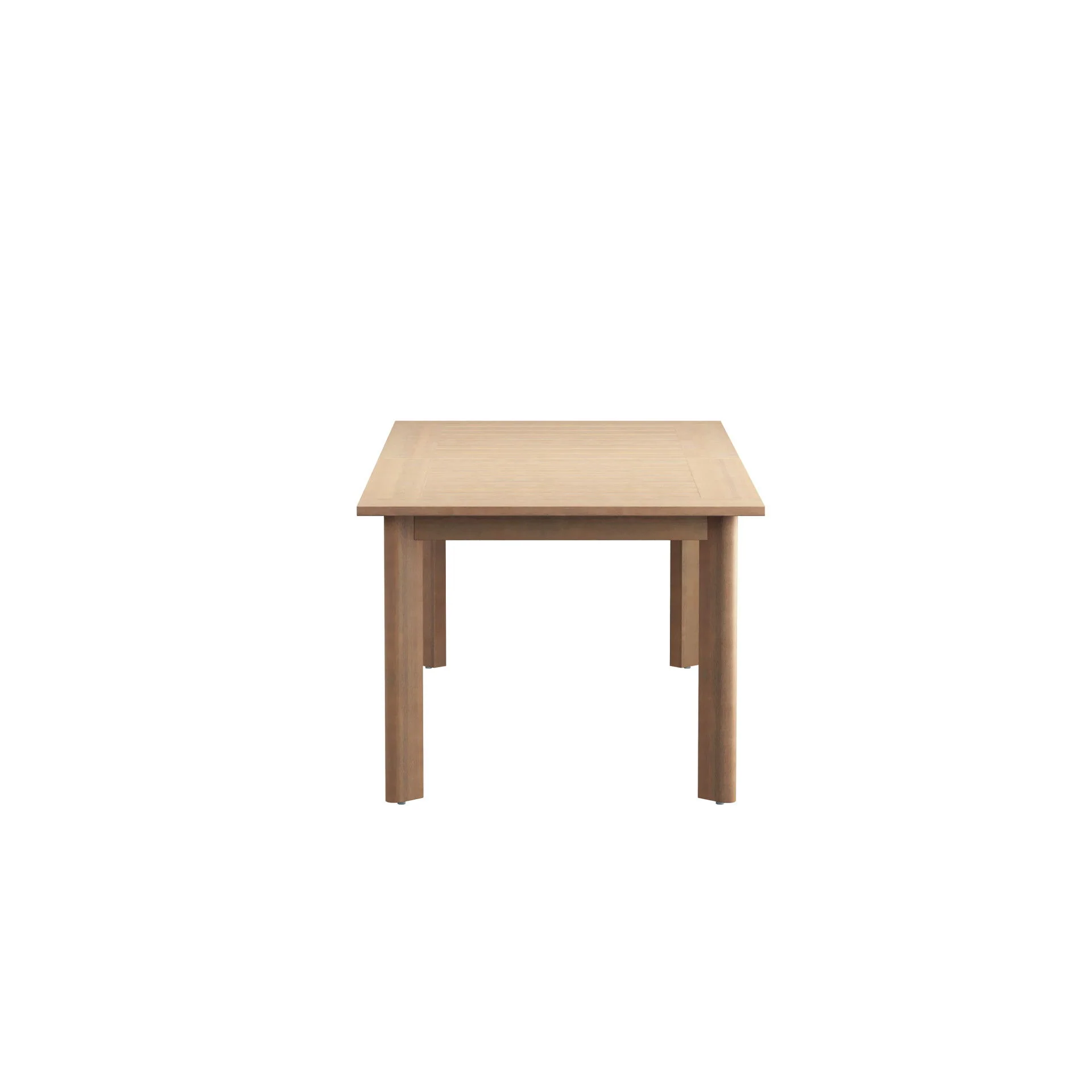 Wesley - Patio Dining Table With Self Storing Leaf - Light Brown - Image 6