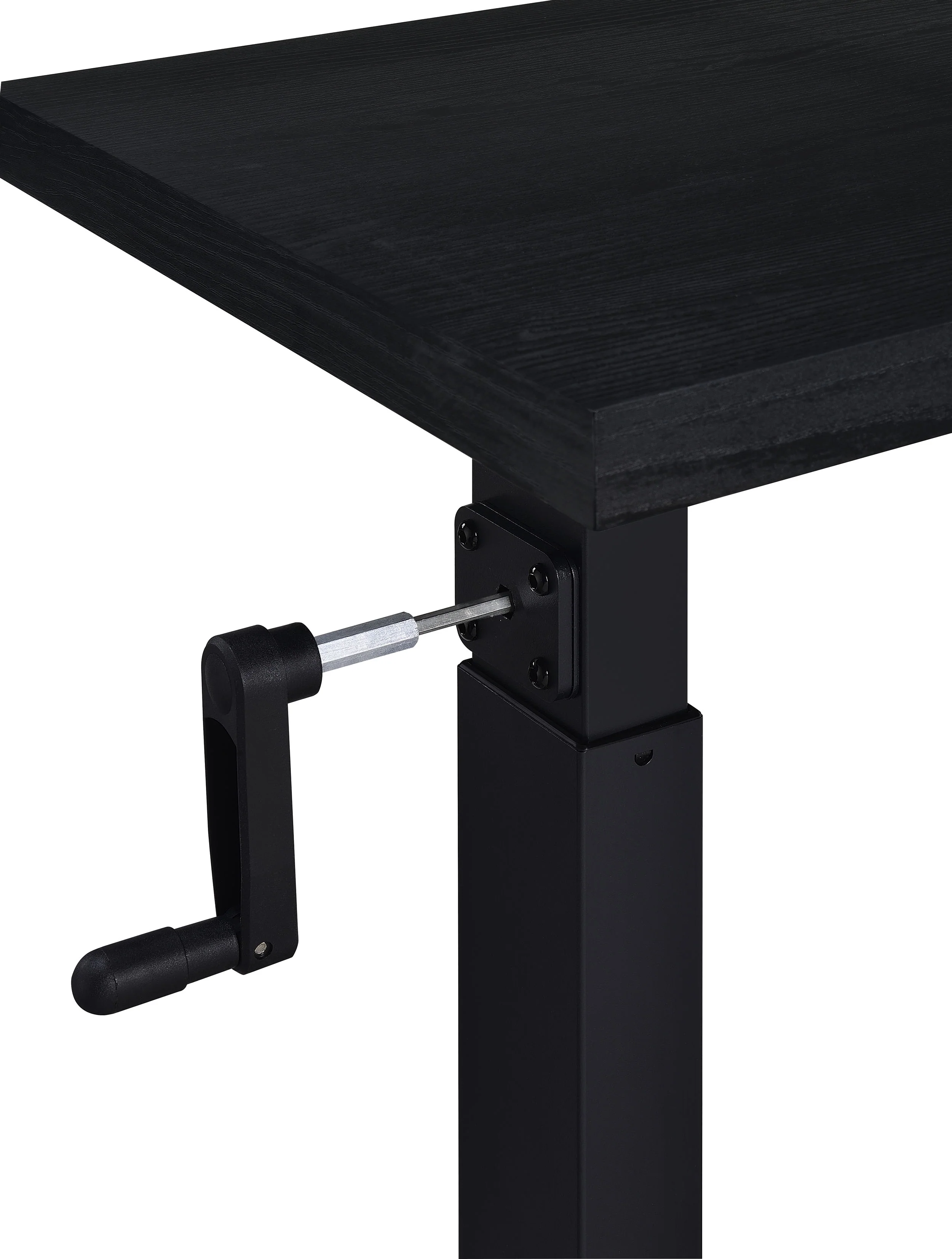 Westpark Height Adjustable Mobile Bedroom C-Table Black - Image 10