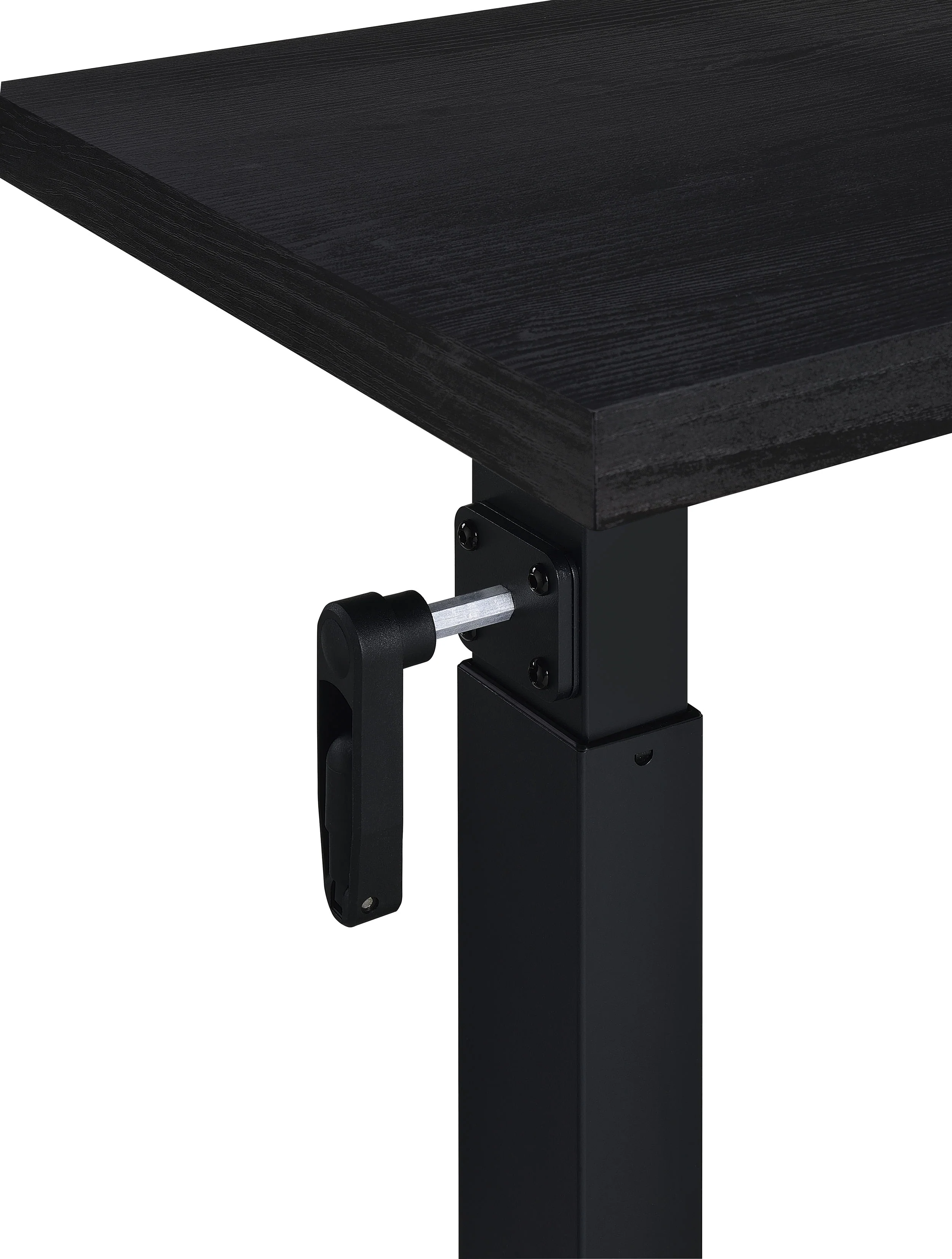 Westpark Height Adjustable Mobile Bedroom C-Table Black - Image 8