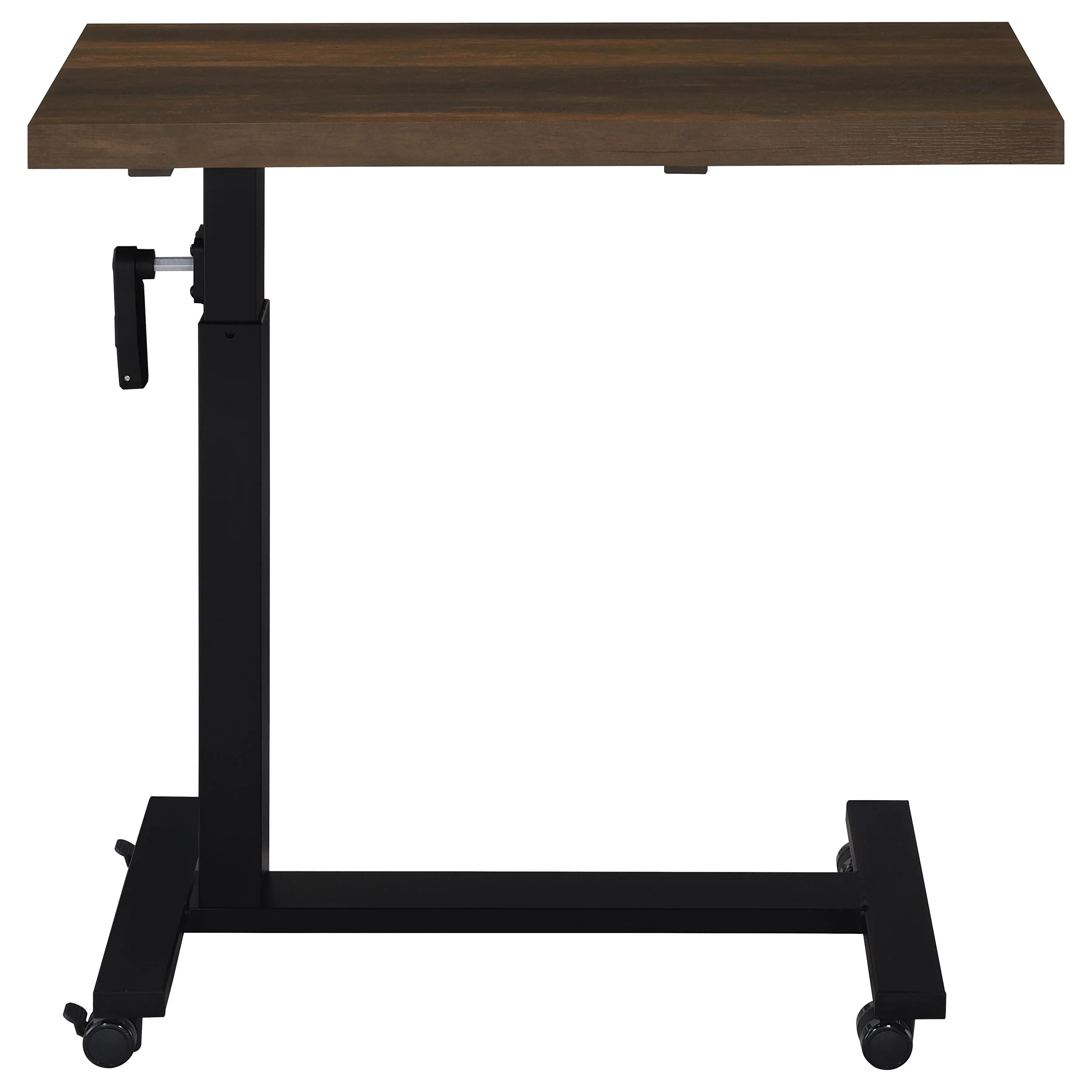 Westpark Height Adjustable Mobile C-Table, Dark Pine - Image 10
