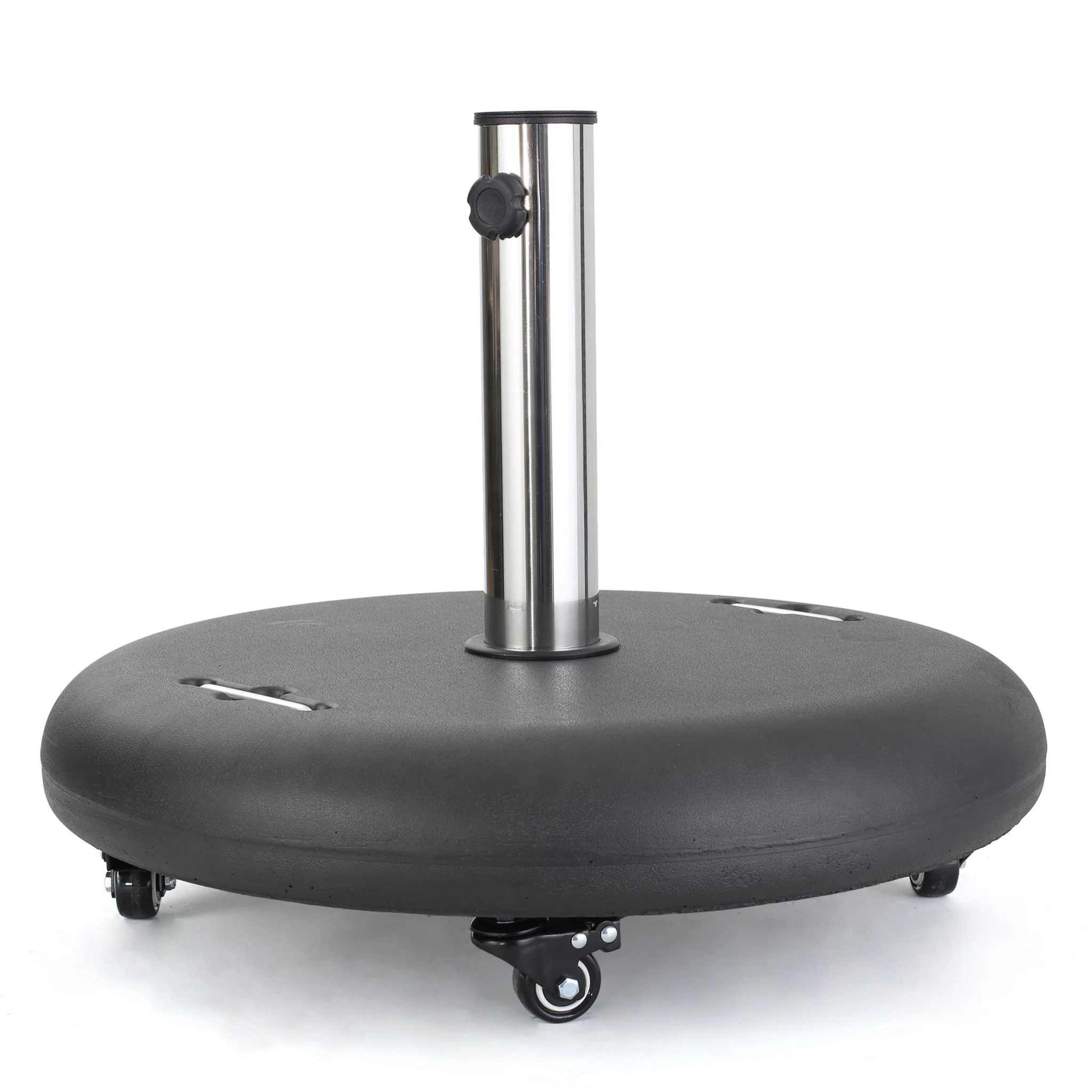 Wheelie - Round Umbrella Base With Stainless Steel Holder - Image 25