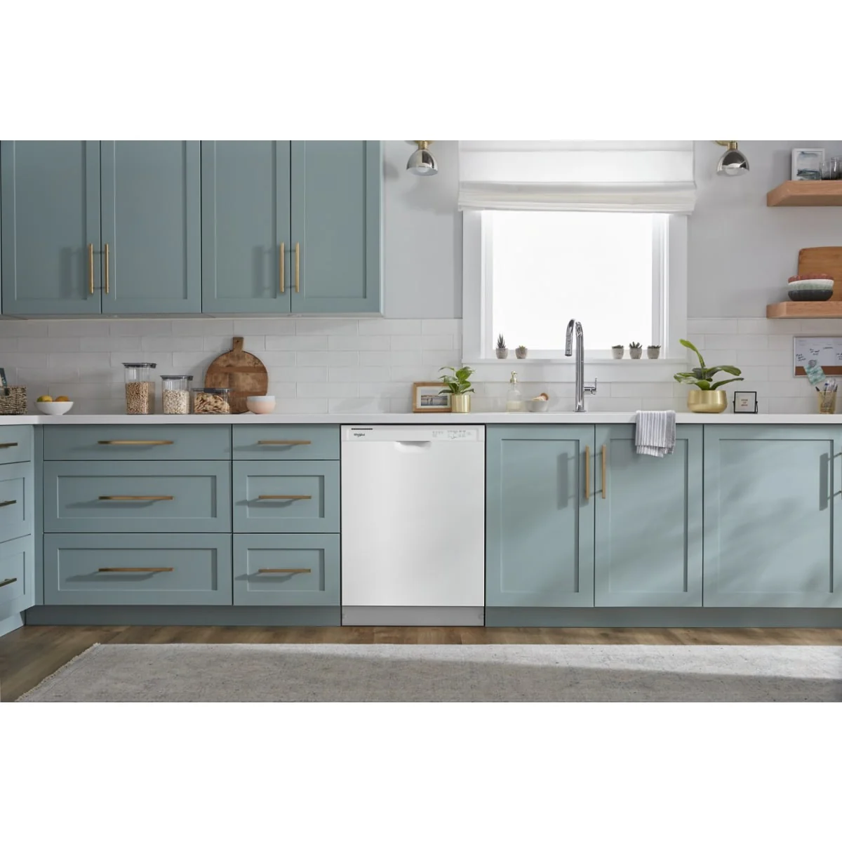 Whirlpool 24 in. Front-Control Built-In Tall Tub Dishwasher in White with 4 Cycles - Image 12