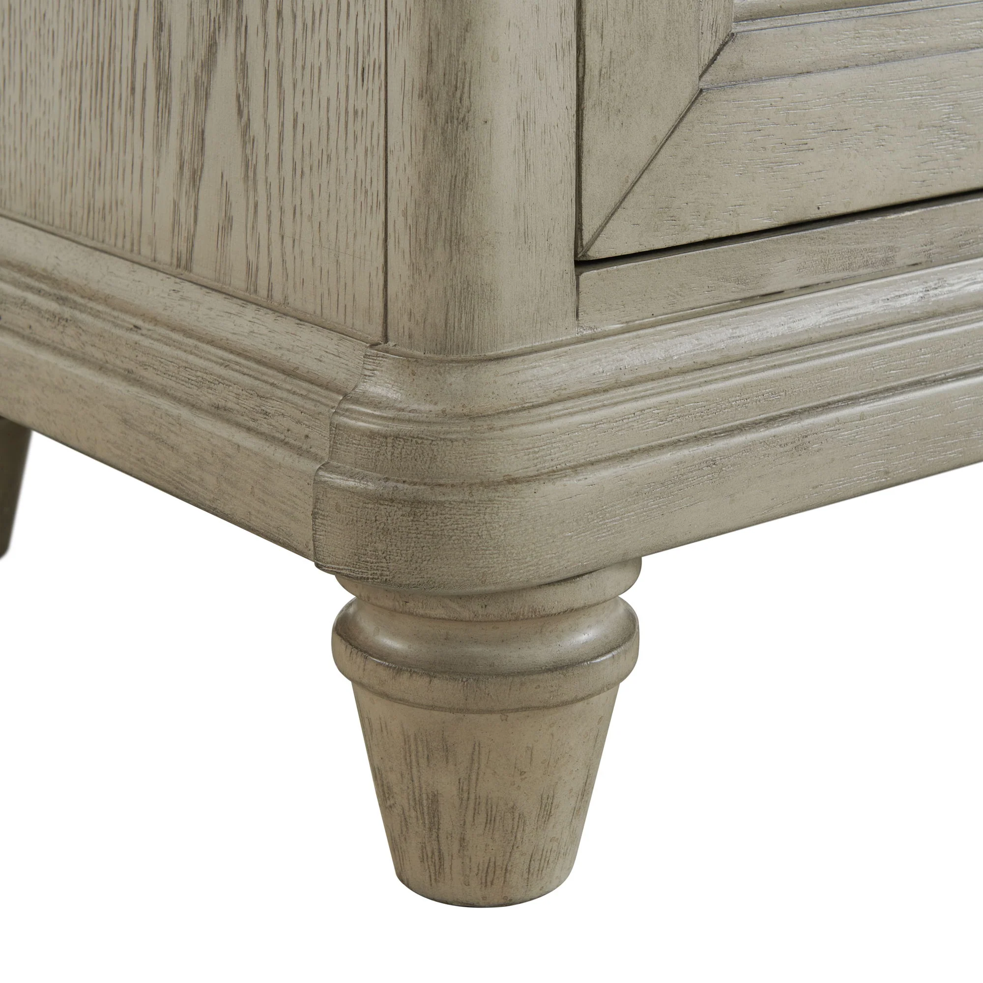 Whit-Ash - 5-Drawer Door Chest - Light Gray - Image 9