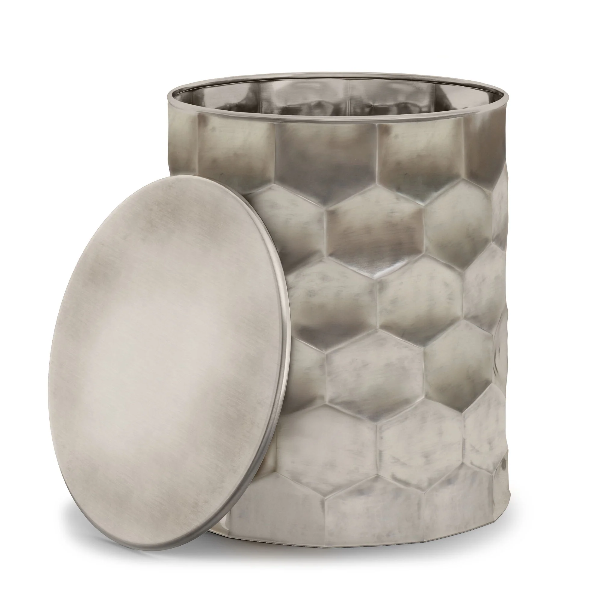 Whitney - Handcrafted Metal Storage Table - Image 11