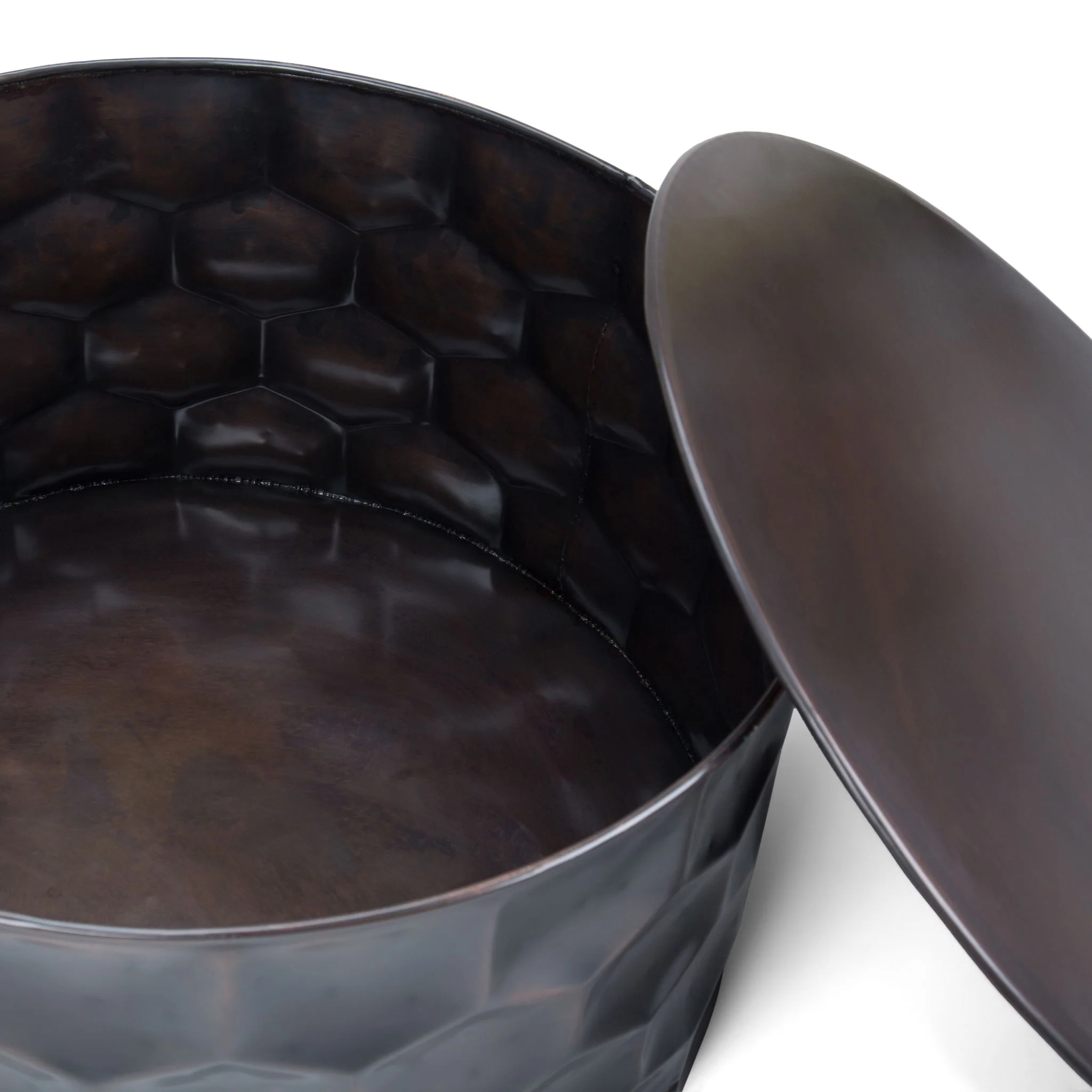 Whitney - Handcrafted Metal Storage Table - Image 22