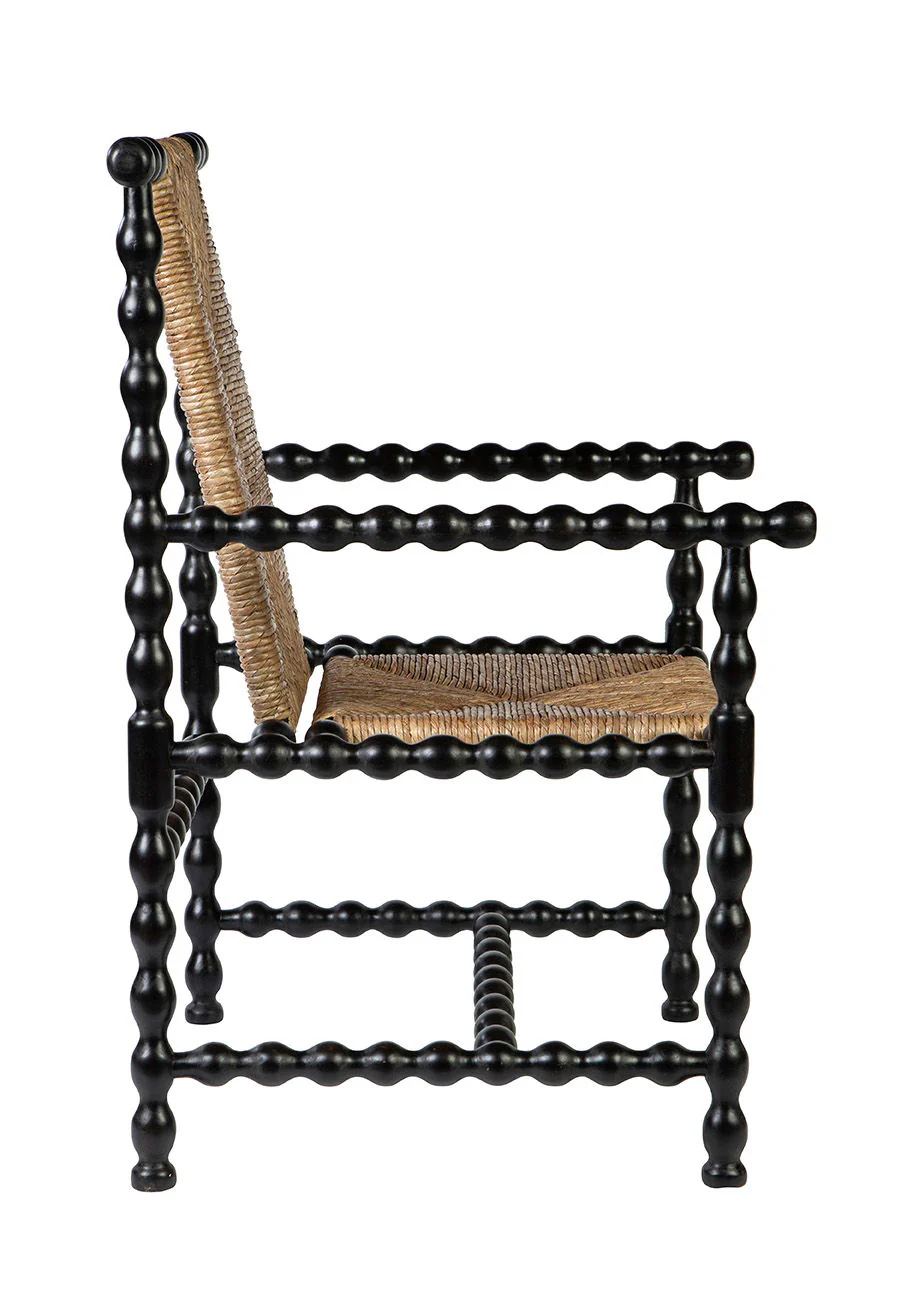 Wichita - Occasional Chair (Set of 2) - Black / Light Brown - Image 4
