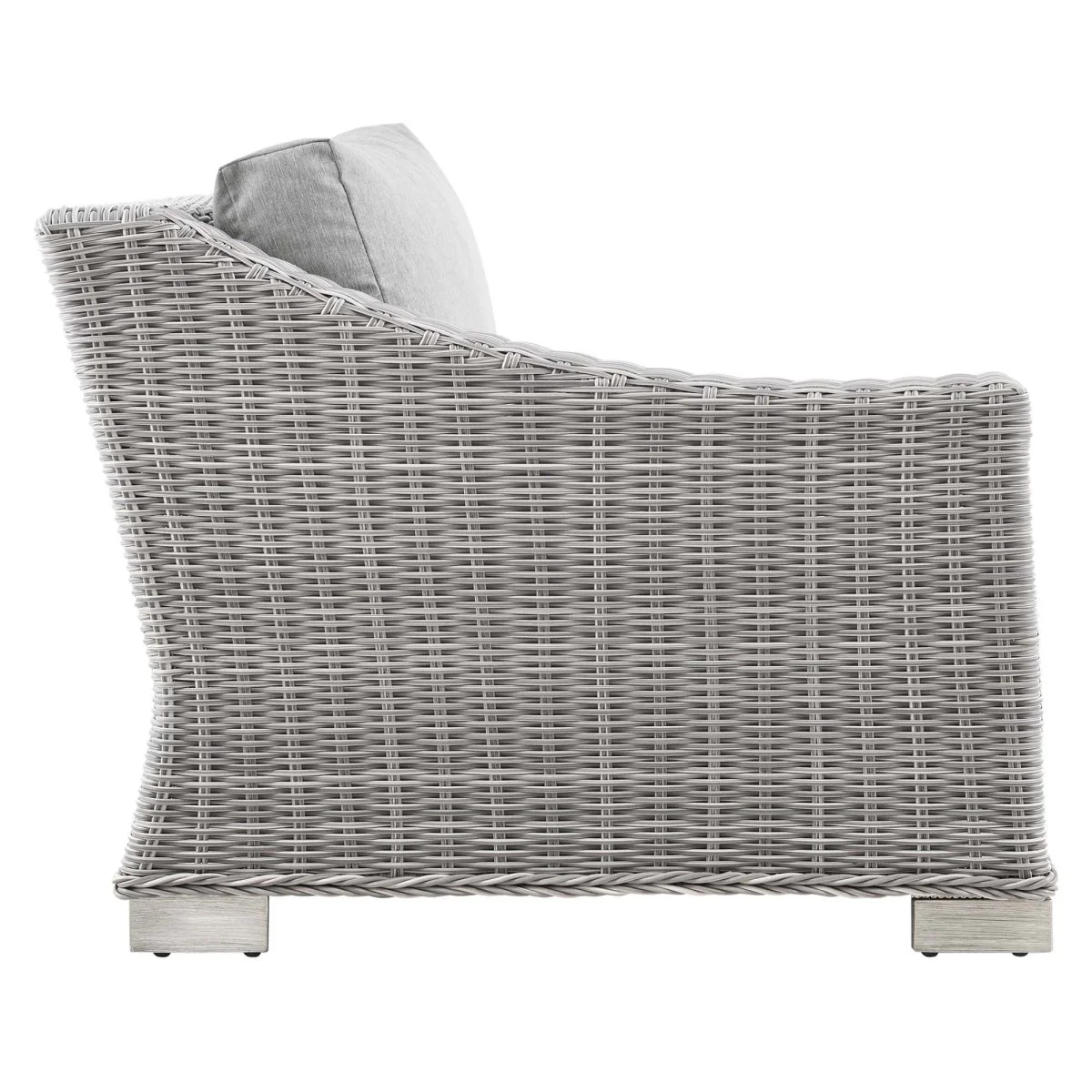 Wicker Outdoor Chair Patio Armchair Weather-Resistant Wicker Seat for Garden & Deck - Image 28