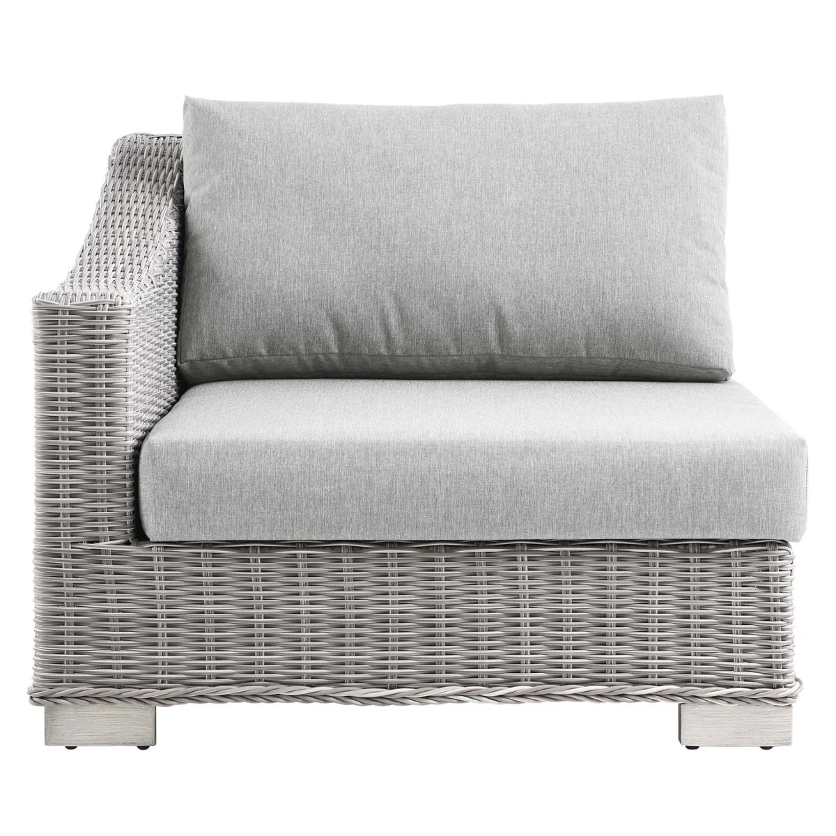 Wicker Outdoor Chair Patio Armchair Weather-Resistant Wicker Seat for Garden & Deck - Image 30