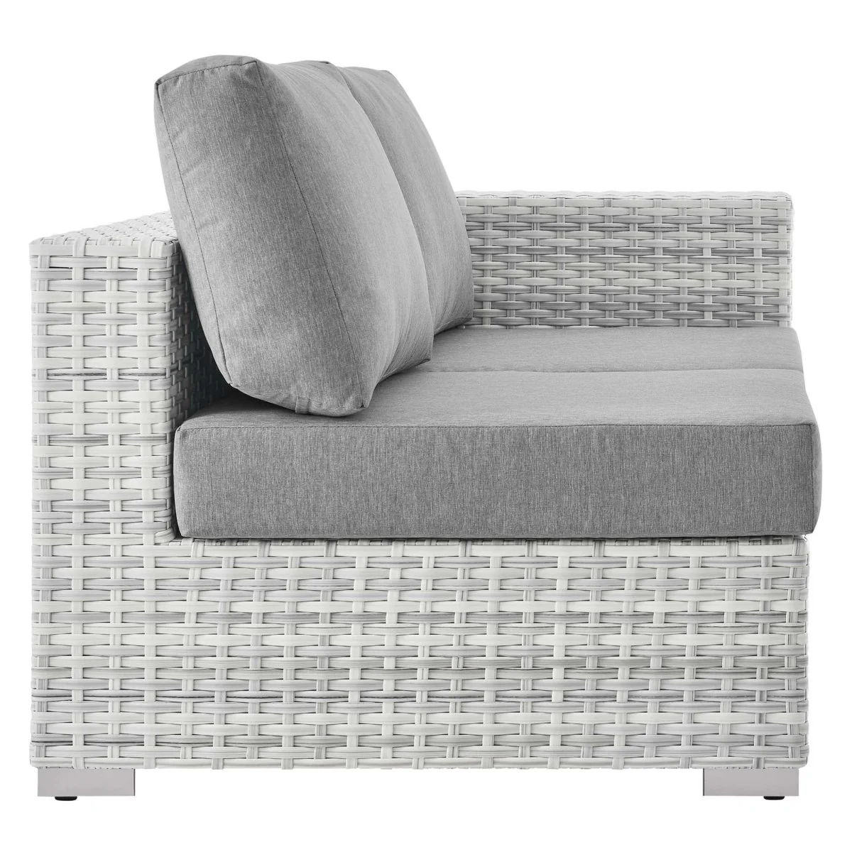 Wicker Outdoor Loveseat for Patio and Garden Seating with Classic Woven Design - Image 12