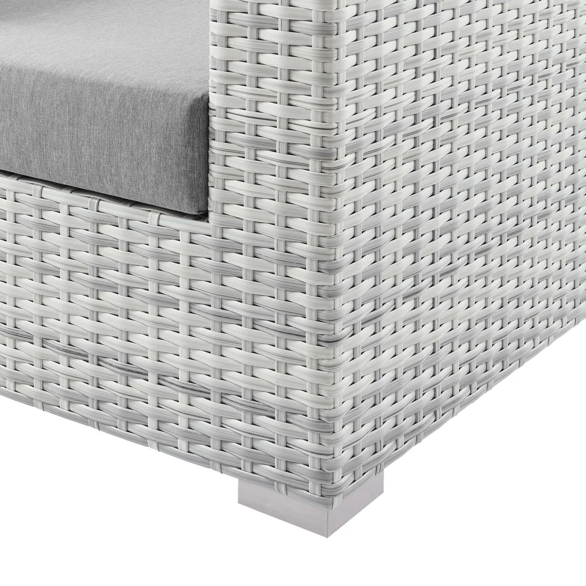 Wicker Outdoor Loveseat for Patio and Garden Seating with Classic Woven Design - Image 15