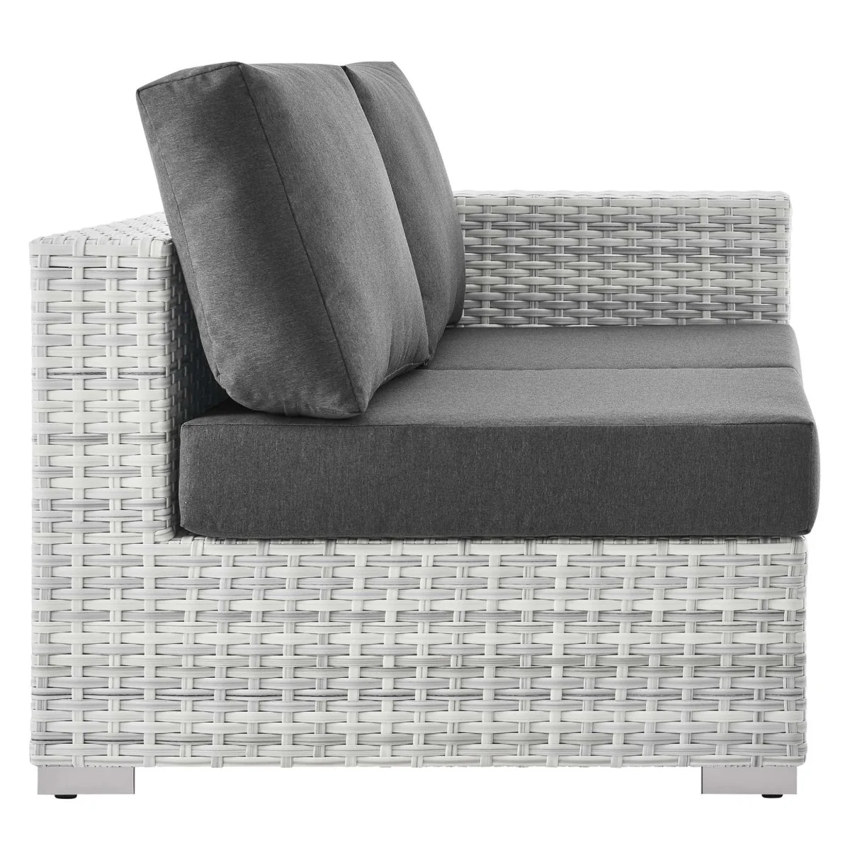 Wicker Outdoor Loveseat for Patio and Garden Seating with Classic Woven Design - Image 4