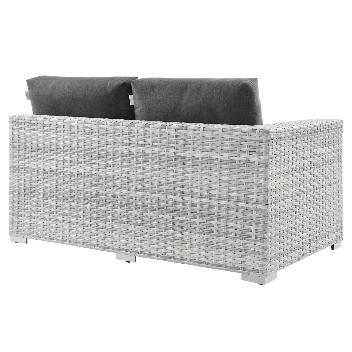 Wicker Outdoor Loveseat for Patio and Garden Seating with Classic Woven Design - Image 5