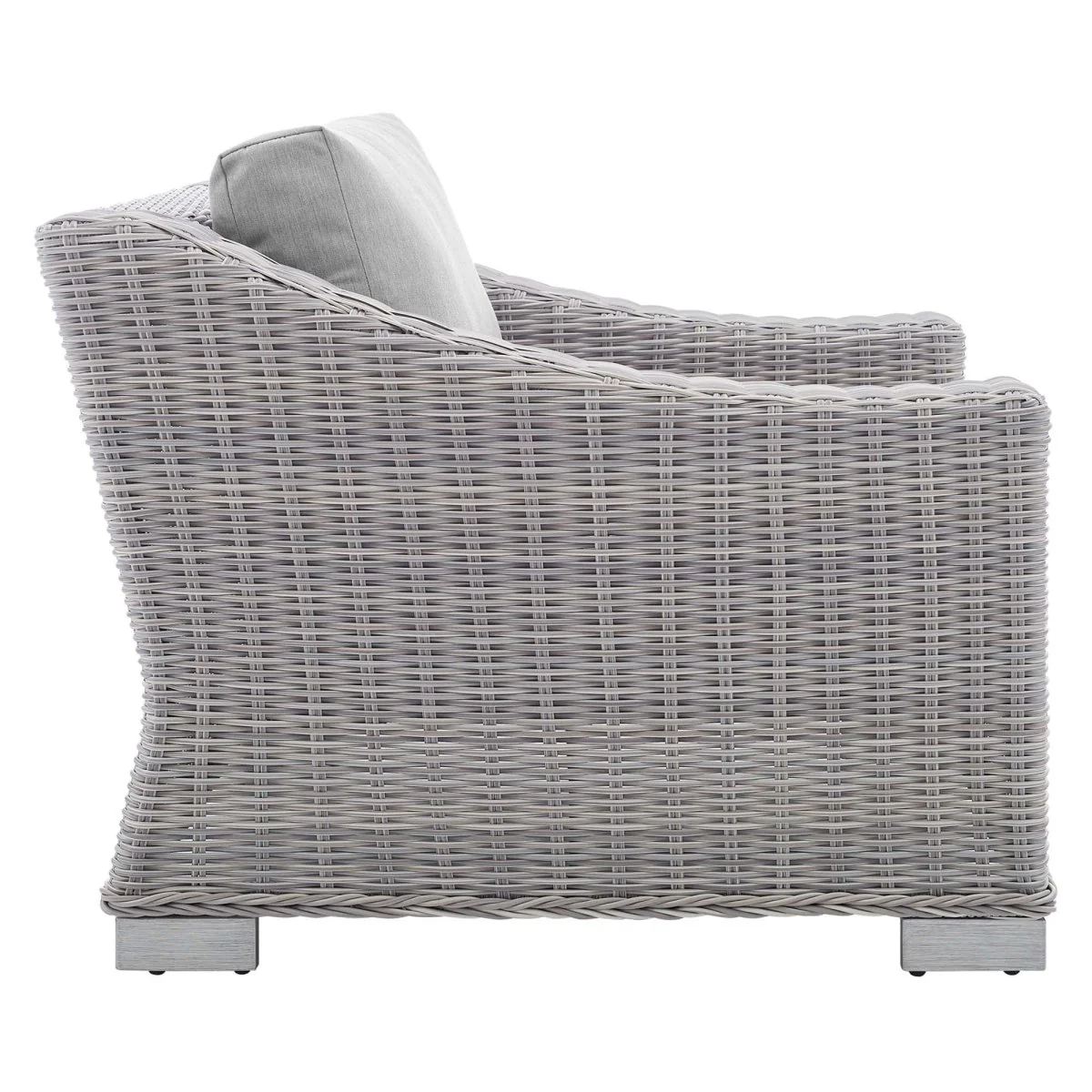 Wicker Outdoor Patio Armchair with Sunbrella® Cushions — Premium All-Weather Deep Seating - Image 14