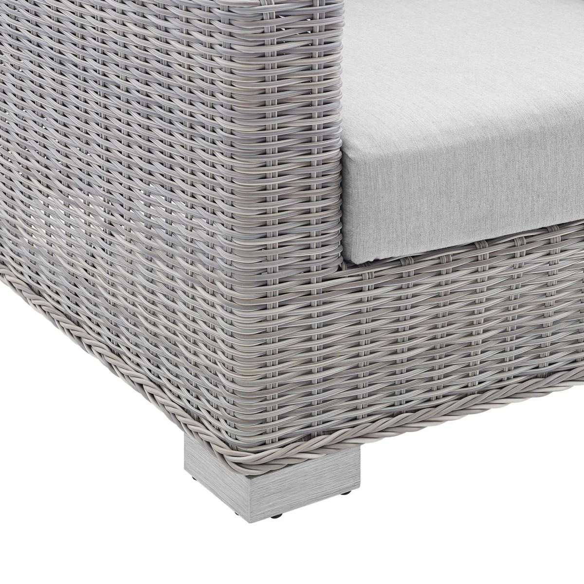 Wicker Outdoor Patio Armchair with Sunbrella® Cushions — Premium All-Weather Deep Seating - Image 17