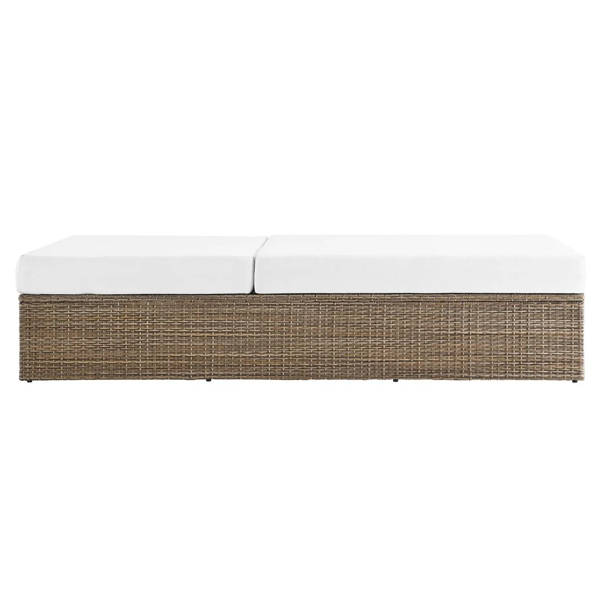 Wicker Rattan Outdoor Chaise Lounge Chair with Cushion, Durable Patio Seating - Image 6