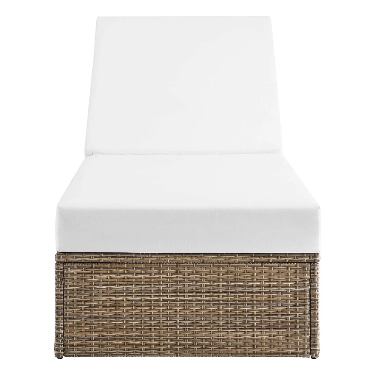 Wicker Rattan Outdoor Chaise Lounge Chair with Cushion, Durable Patio Seating - Image 8