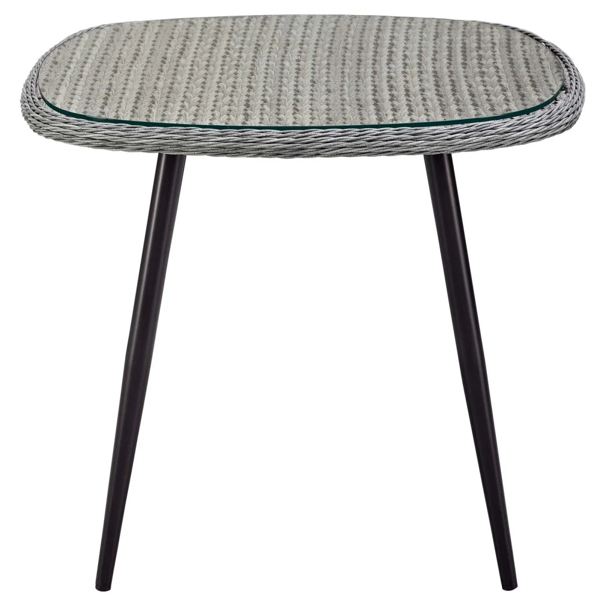 Wicker Rattan Outdoor Dining Set with Dining Table and Chairs for Patio - Image 15
